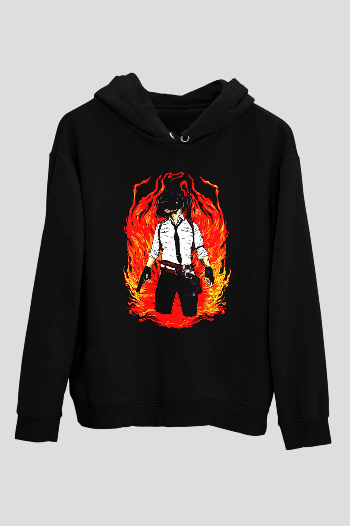 PUBG Siyah Unisex Hoodie