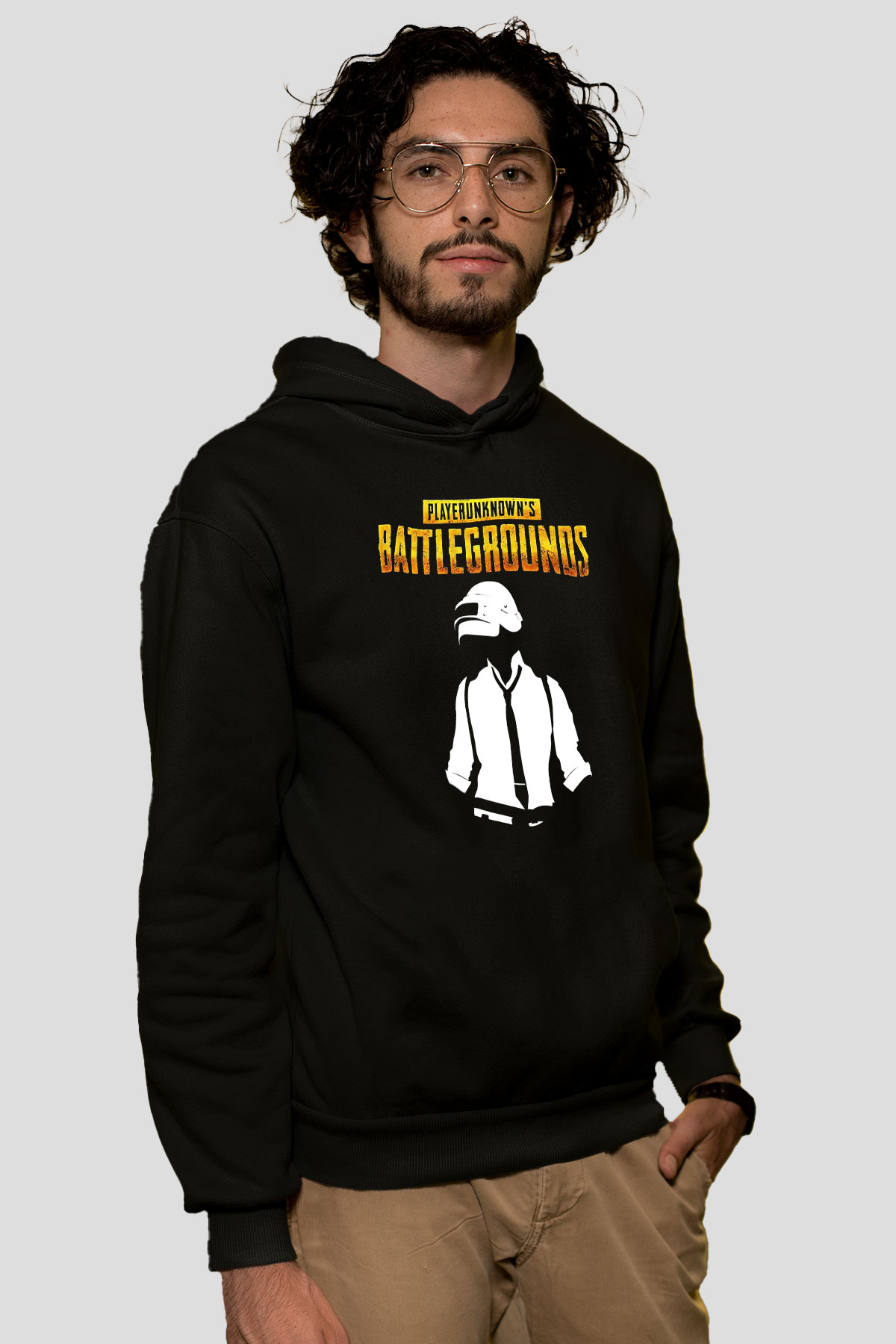 PUBG Siyah Unisex Hoodie
