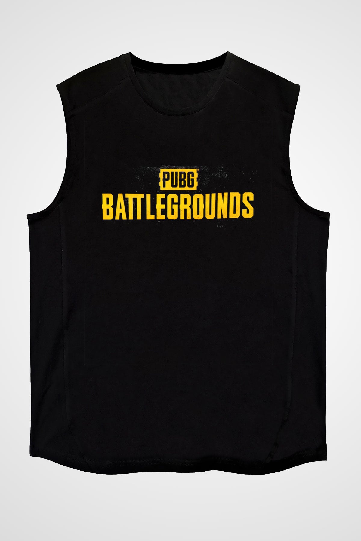 PUBG Siyah Unisex Kolsuz Tişört