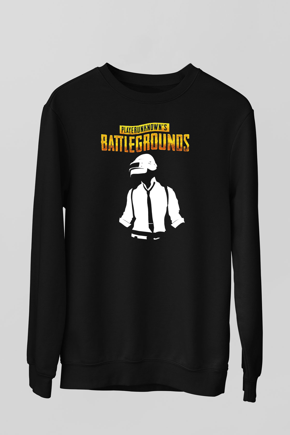 PUBG Siyah Unisex Sweatshirt