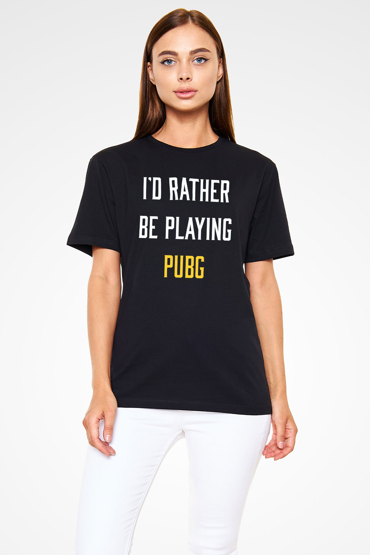 PUBG Siyah Unisex Tişört T-Shirt