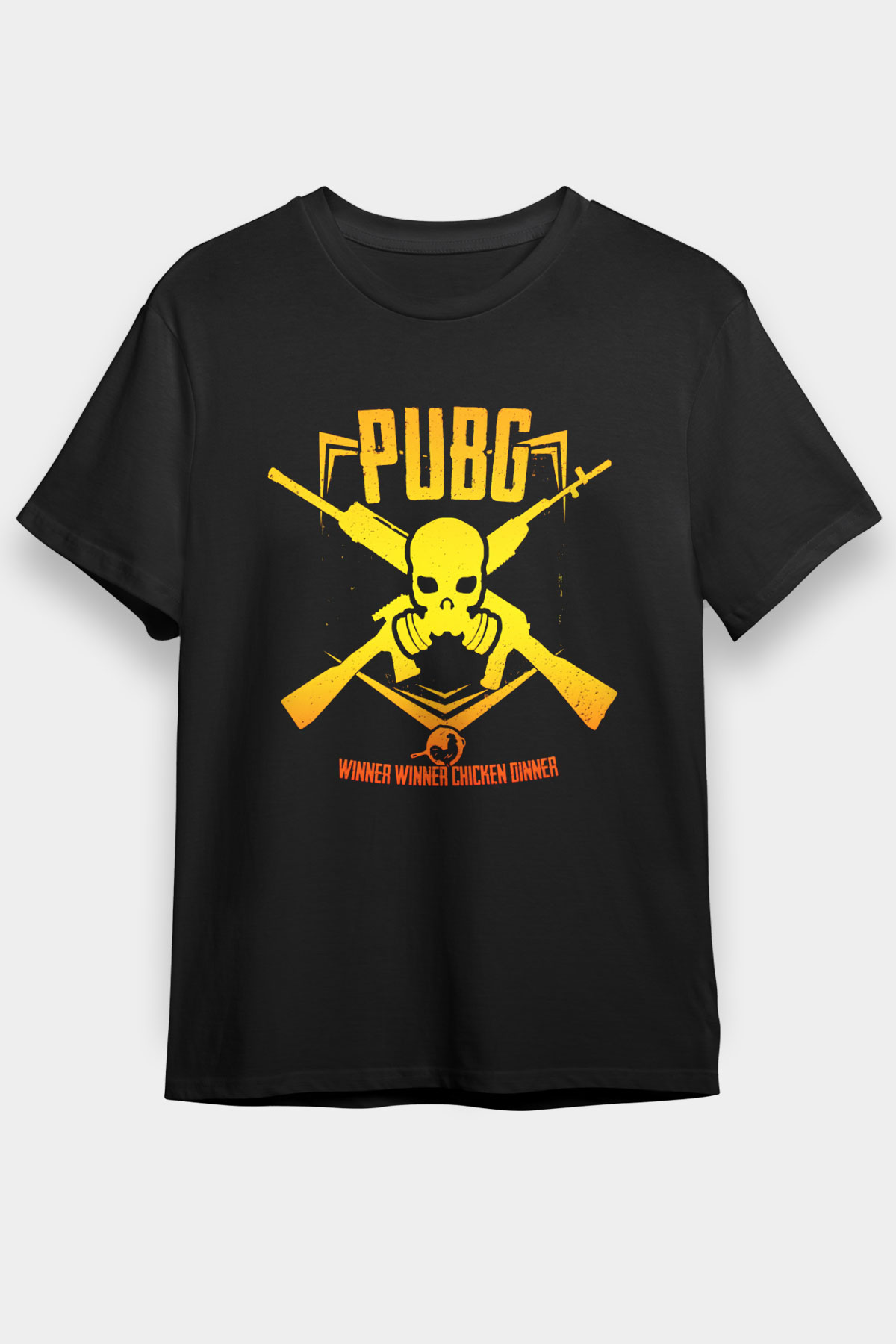 PUBG Siyah Unisex Tişört T-Shirt