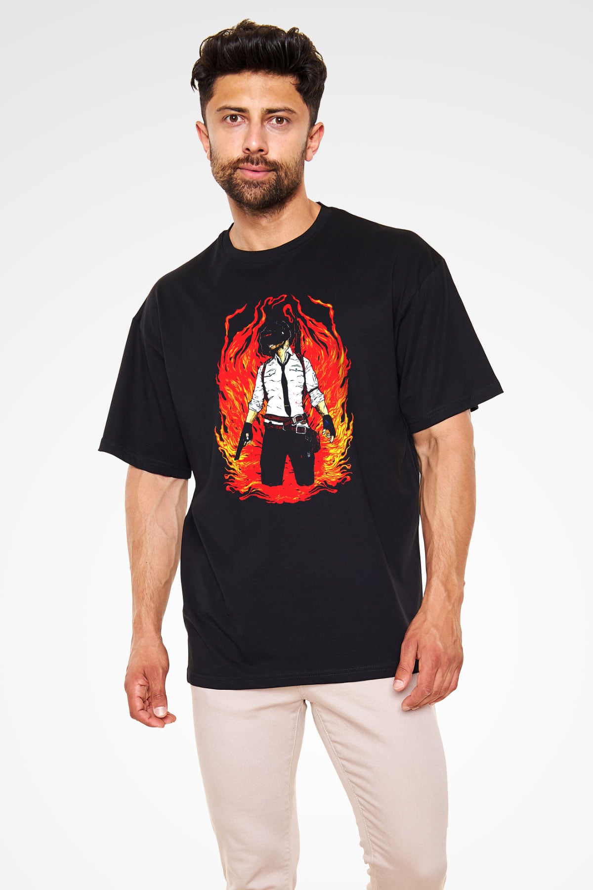 PUBG Siyah Unisex Tişört T-Shirt