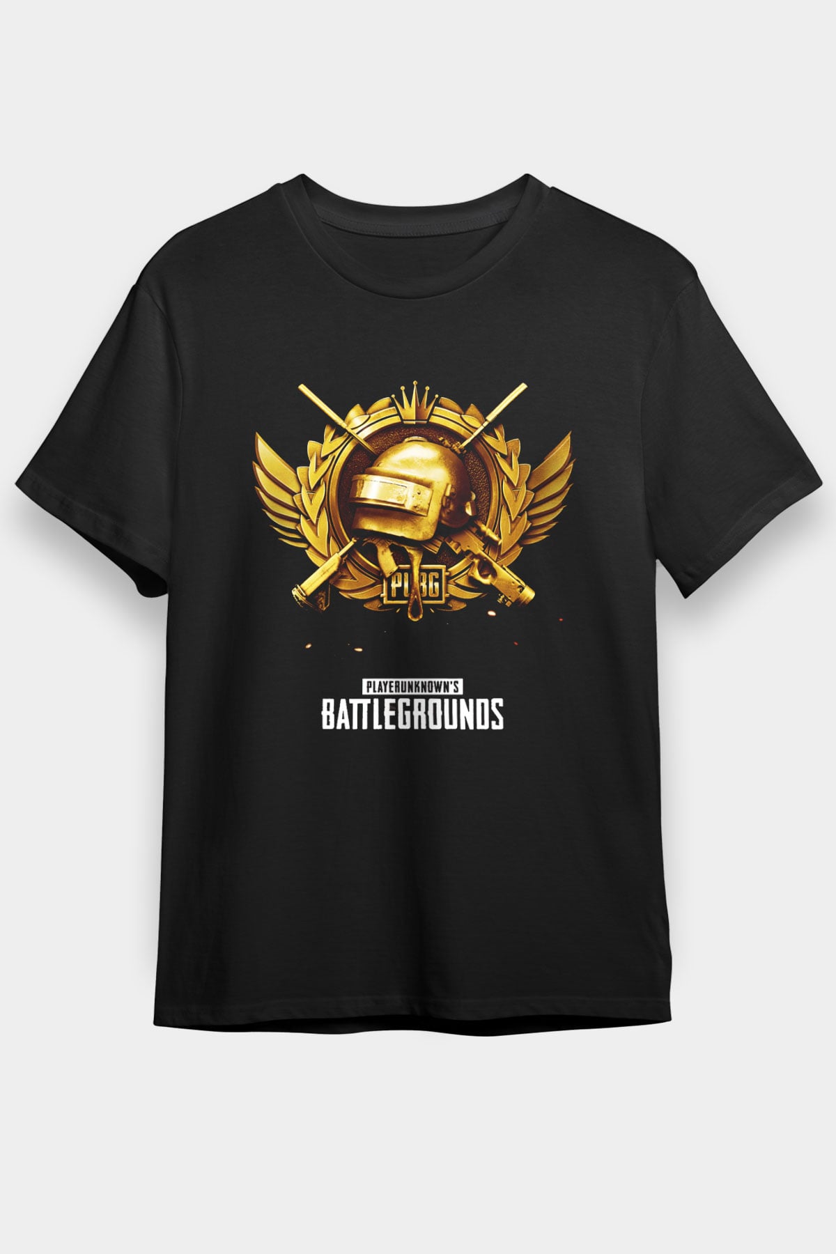 PUBG Siyah Unisex Tişört T-Shirt