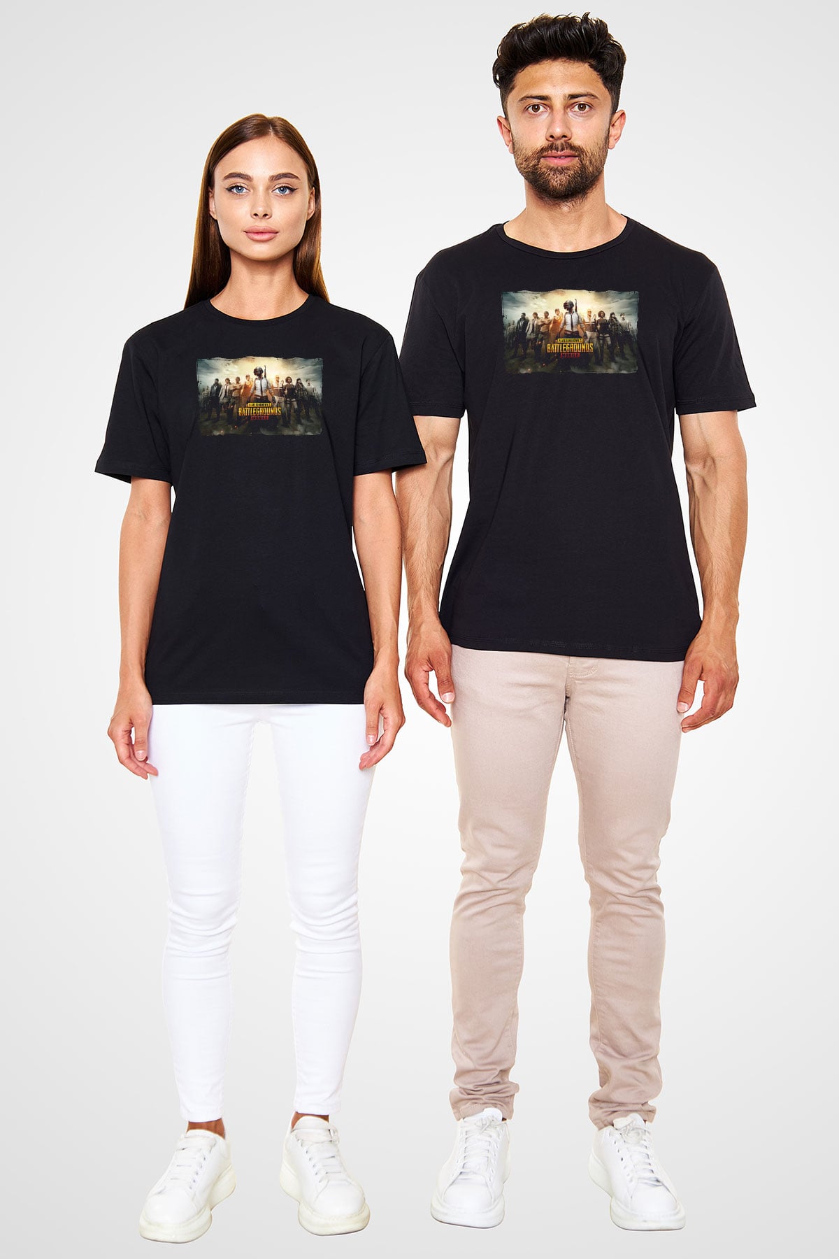 PUBG Siyah Unisex Tişört T-Shirt