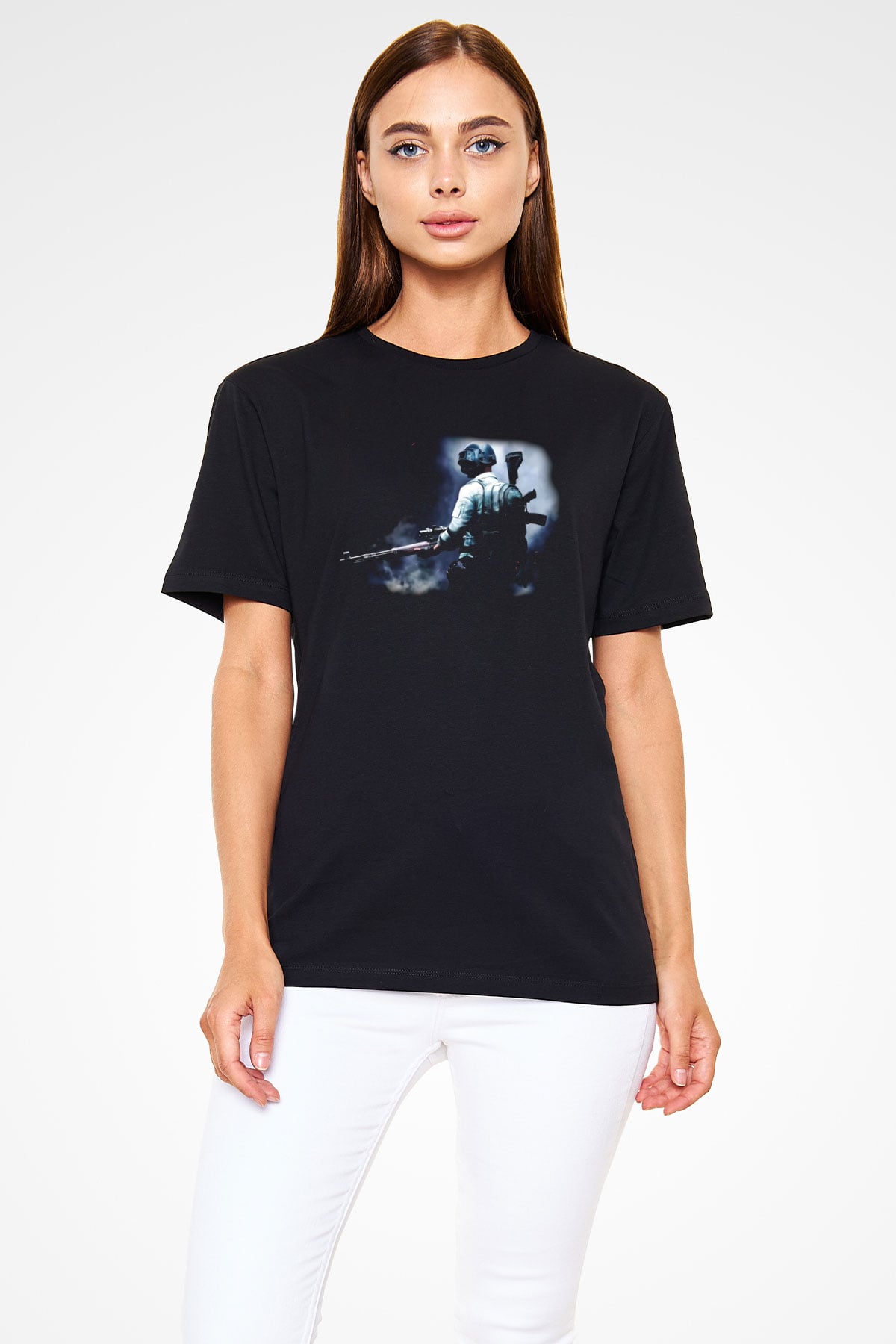 PUBG Siyah Unisex Tişört T-Shirt