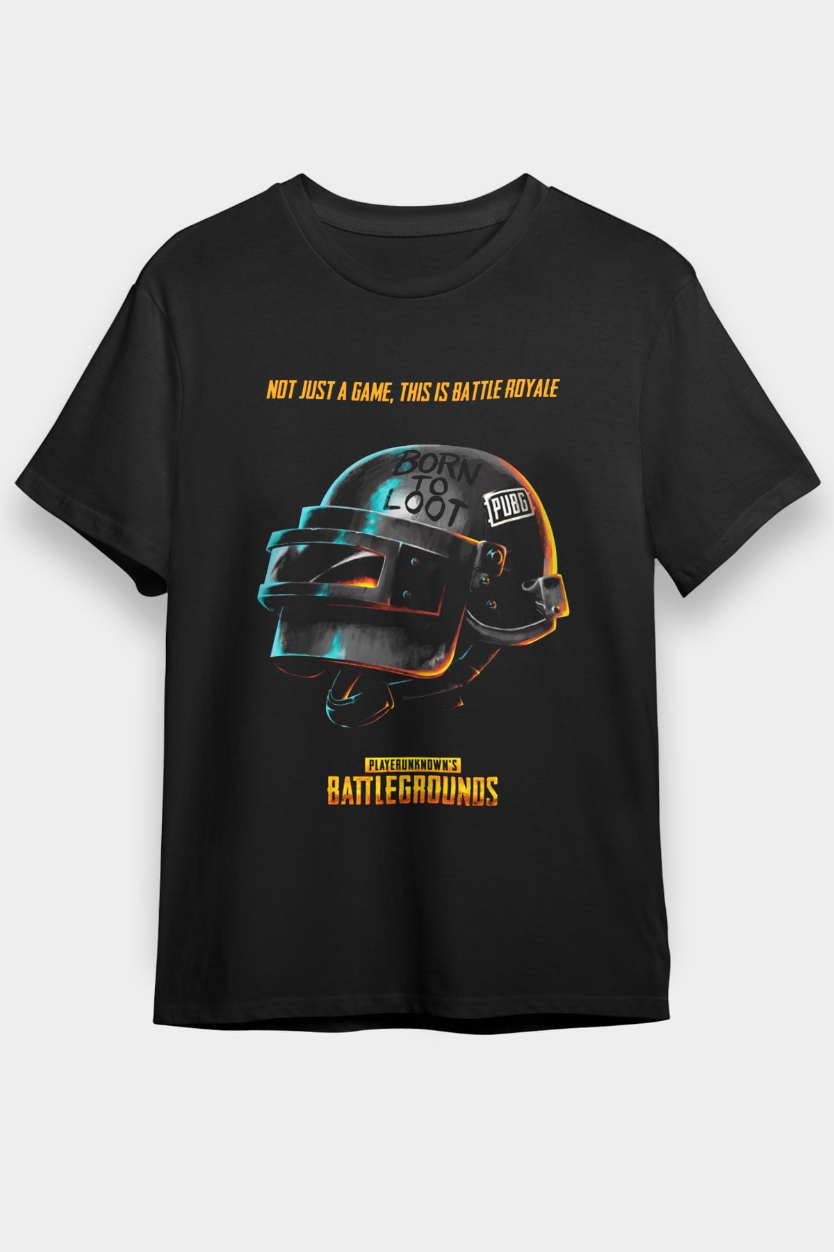 PUBG Siyah Unisex Tişört T-Shirt