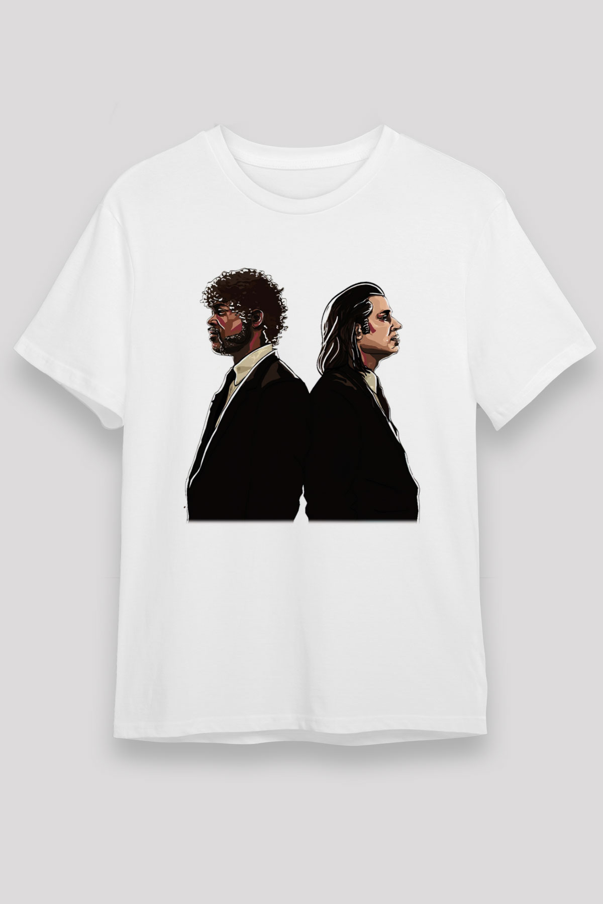 Pulp Fiction Beyaz Unisex Tişört T-Shirt