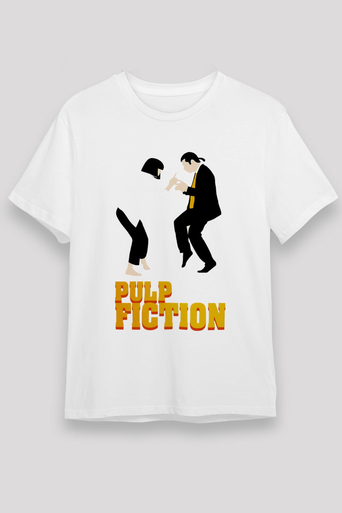 Pulp Fiction Beyaz Unisex Tişört T-Shirt
