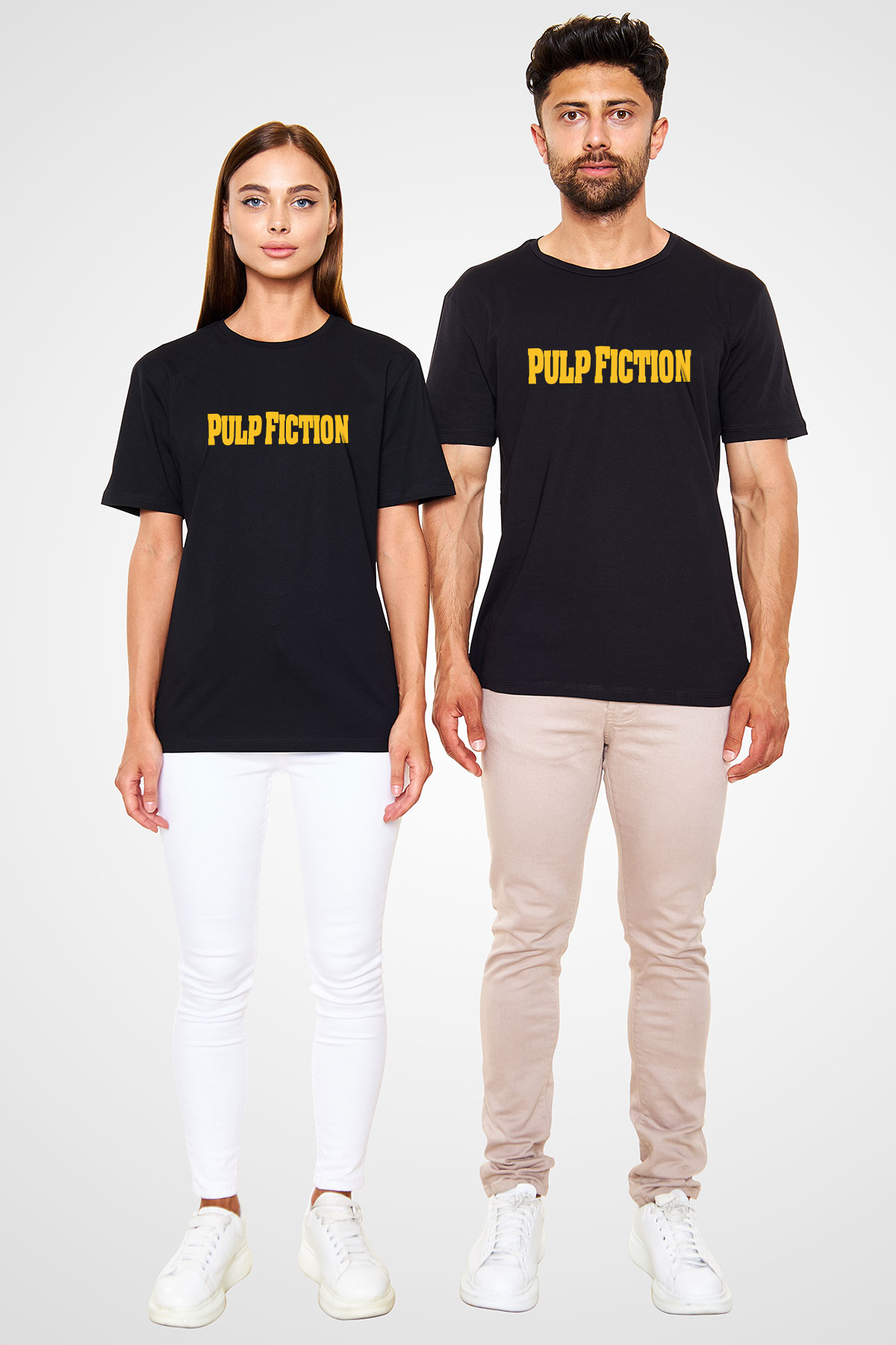 Pulp Fiction Siyah Unisex Tişört T-Shirt