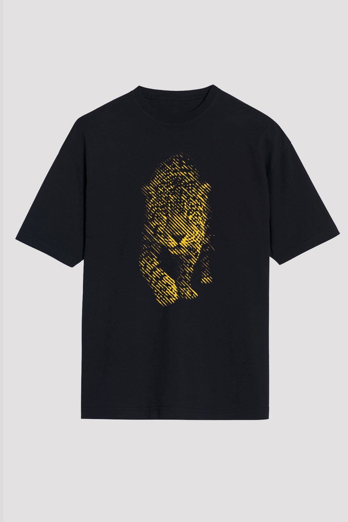 Puma Baskılı Unisex Siyah Tişört