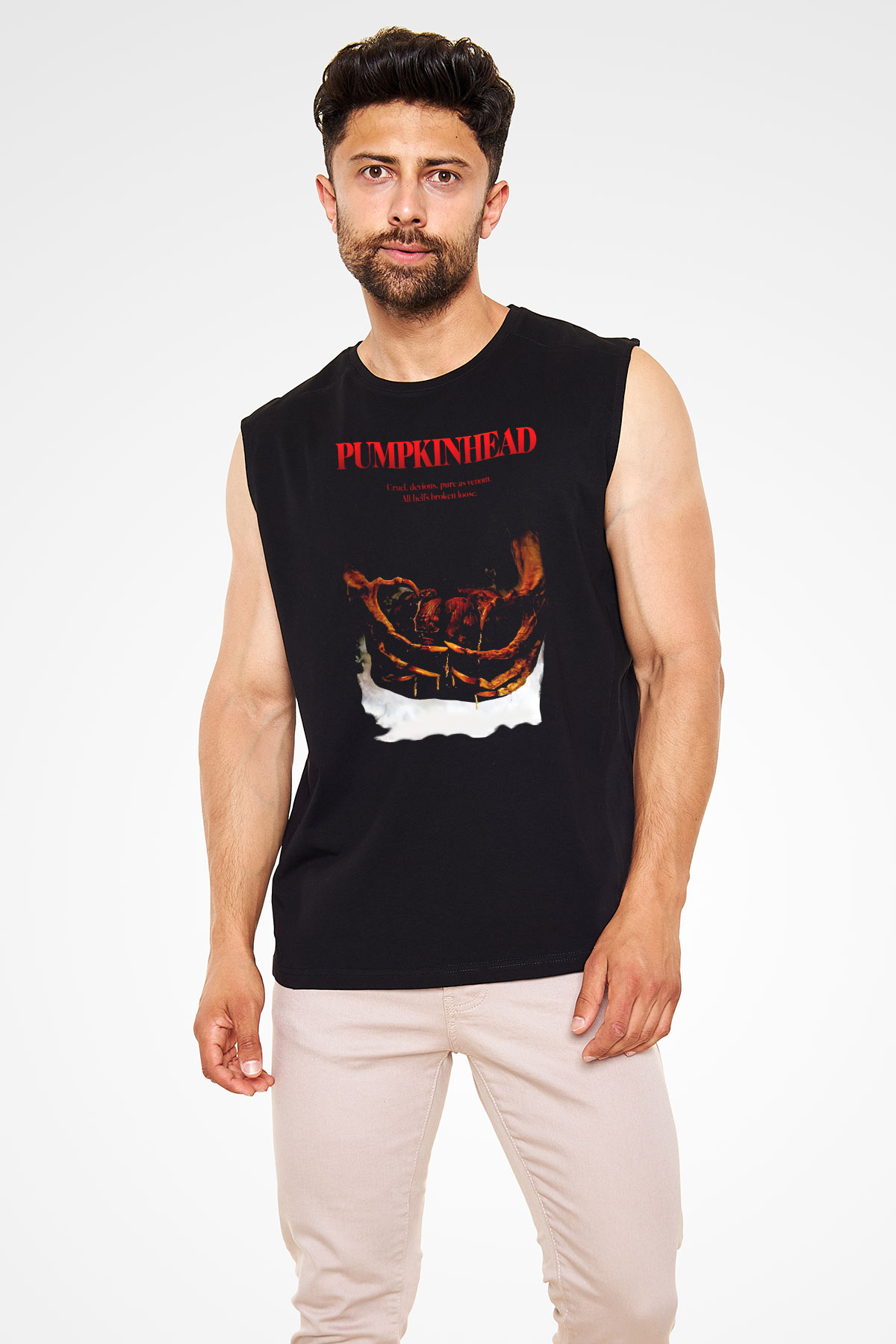 Pumpkinhead Siyah Unisex Kolsuz Tişört