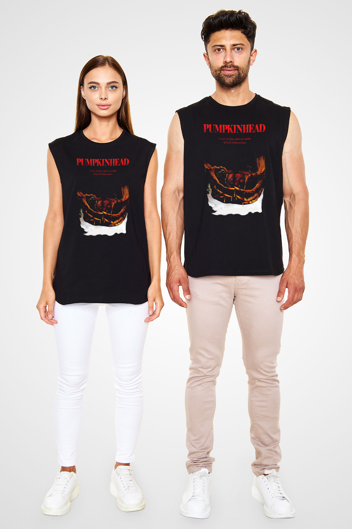 Pumpkinhead Siyah Unisex Kolsuz Tişört