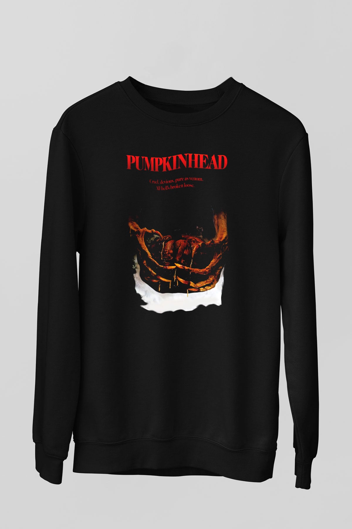 Pumpkinhead Siyah Unisex Sweatshirt