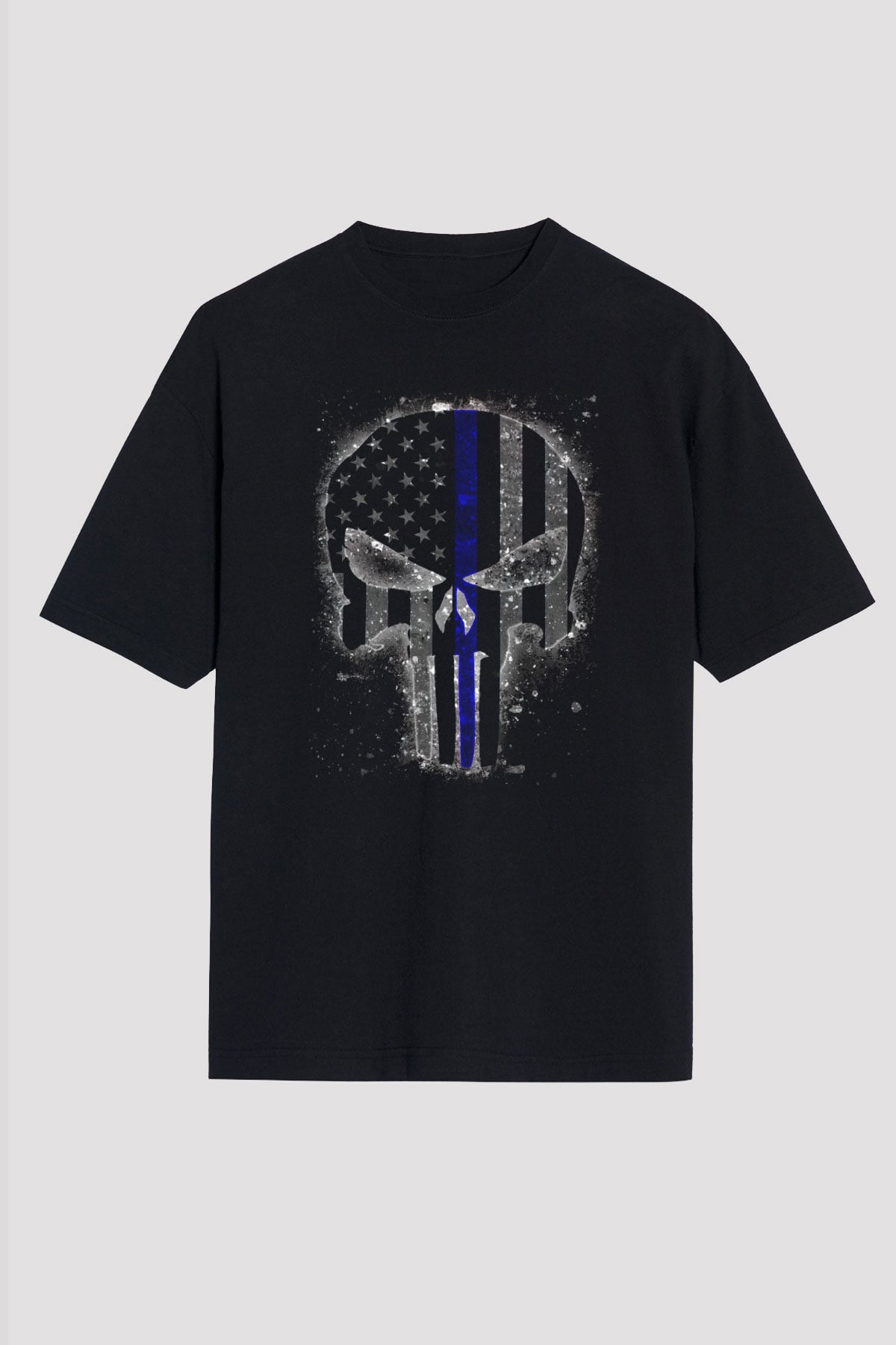 Punisher Siyah Unisex Tişört T-Shirt