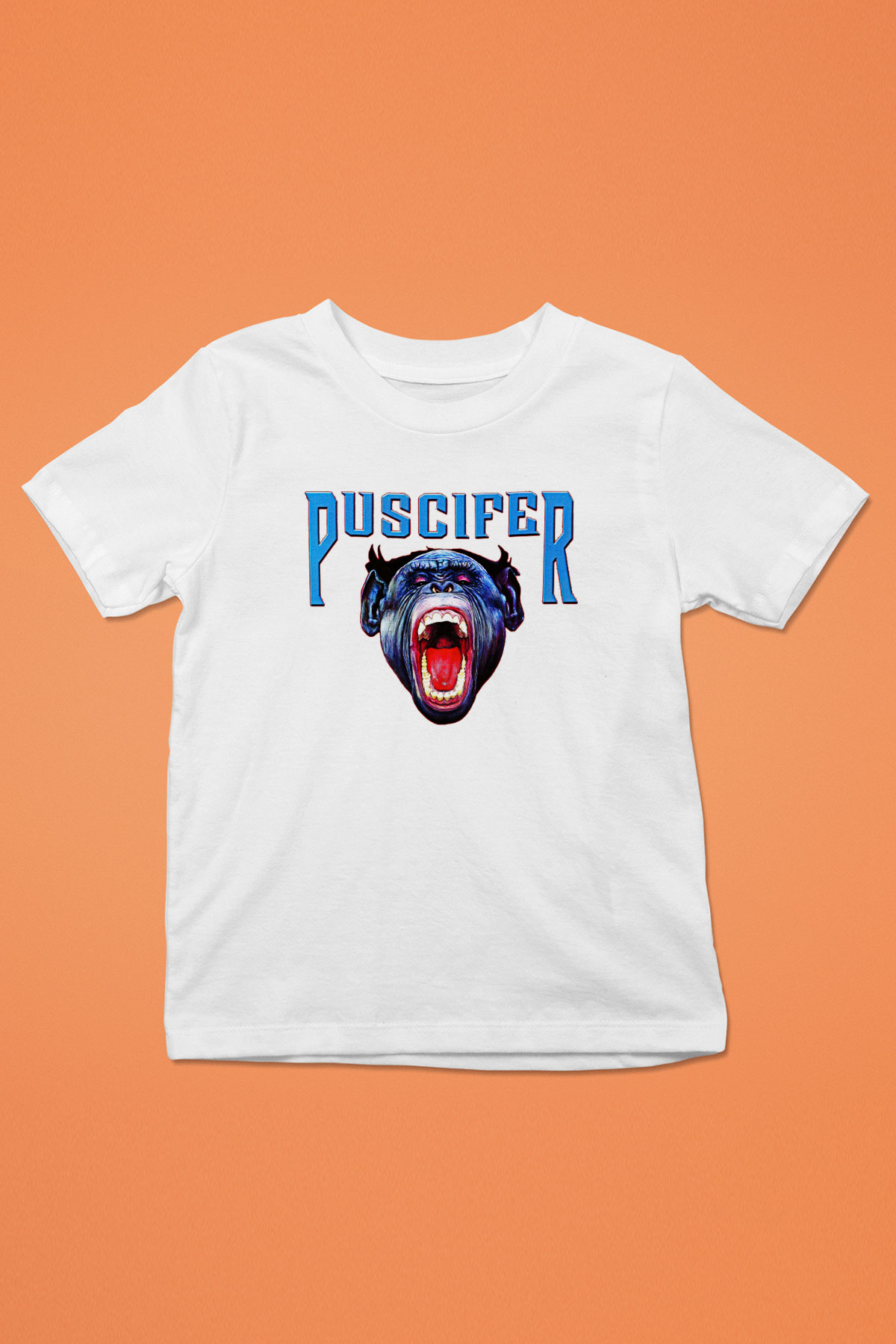 Puscifer Baskılı Beyaz Unisex Beyaz Çocuk Tişört - Tshirt