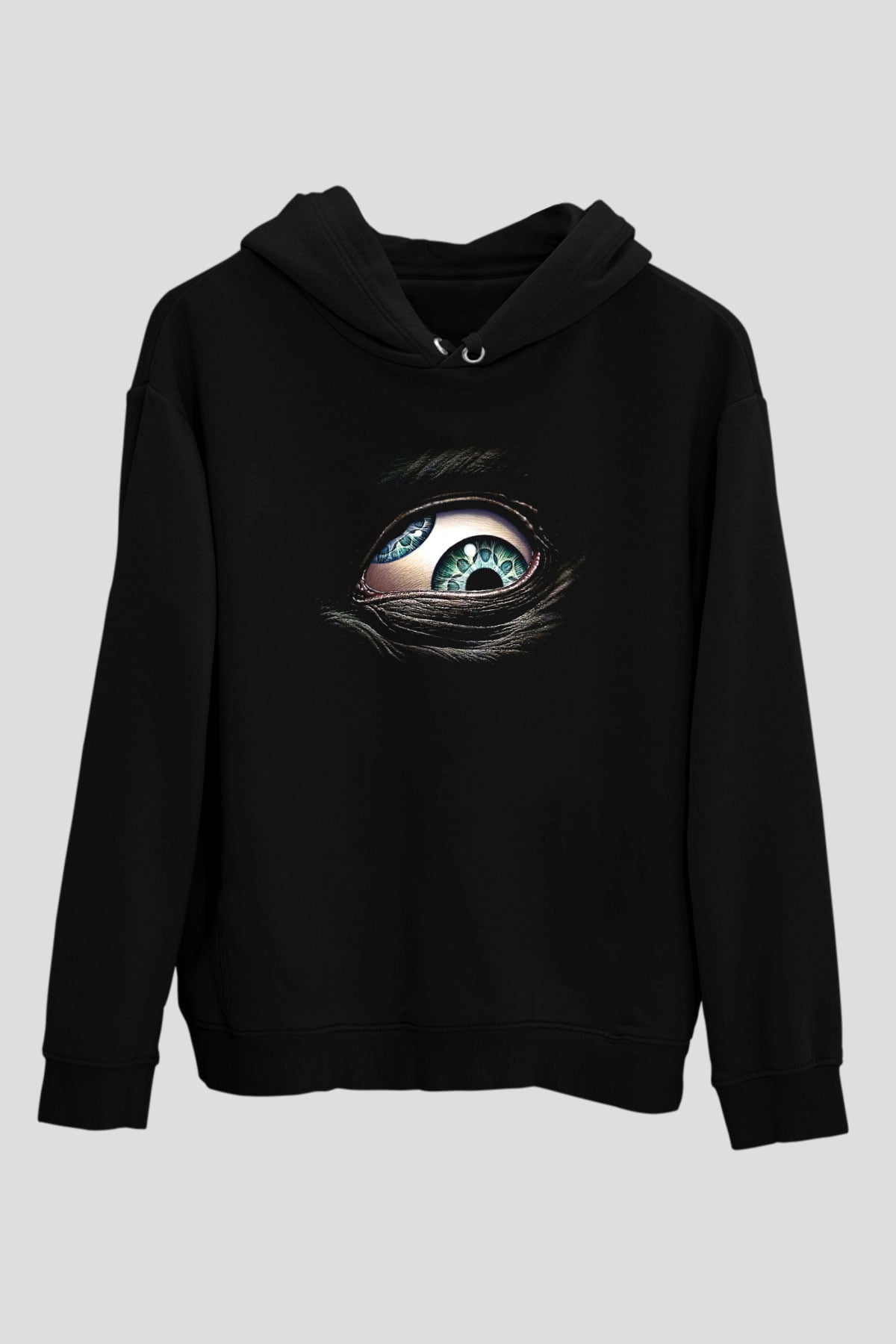 Puscifer Baskılı Unisex Siyah Kapüşonlu Sweatshirt