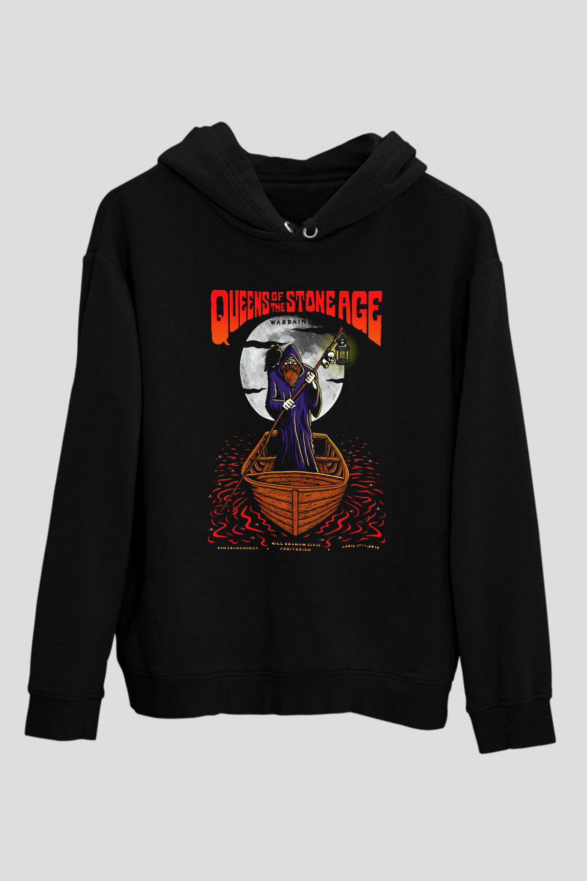 Queens of the Stone Age Siyah Unisex Hoodie