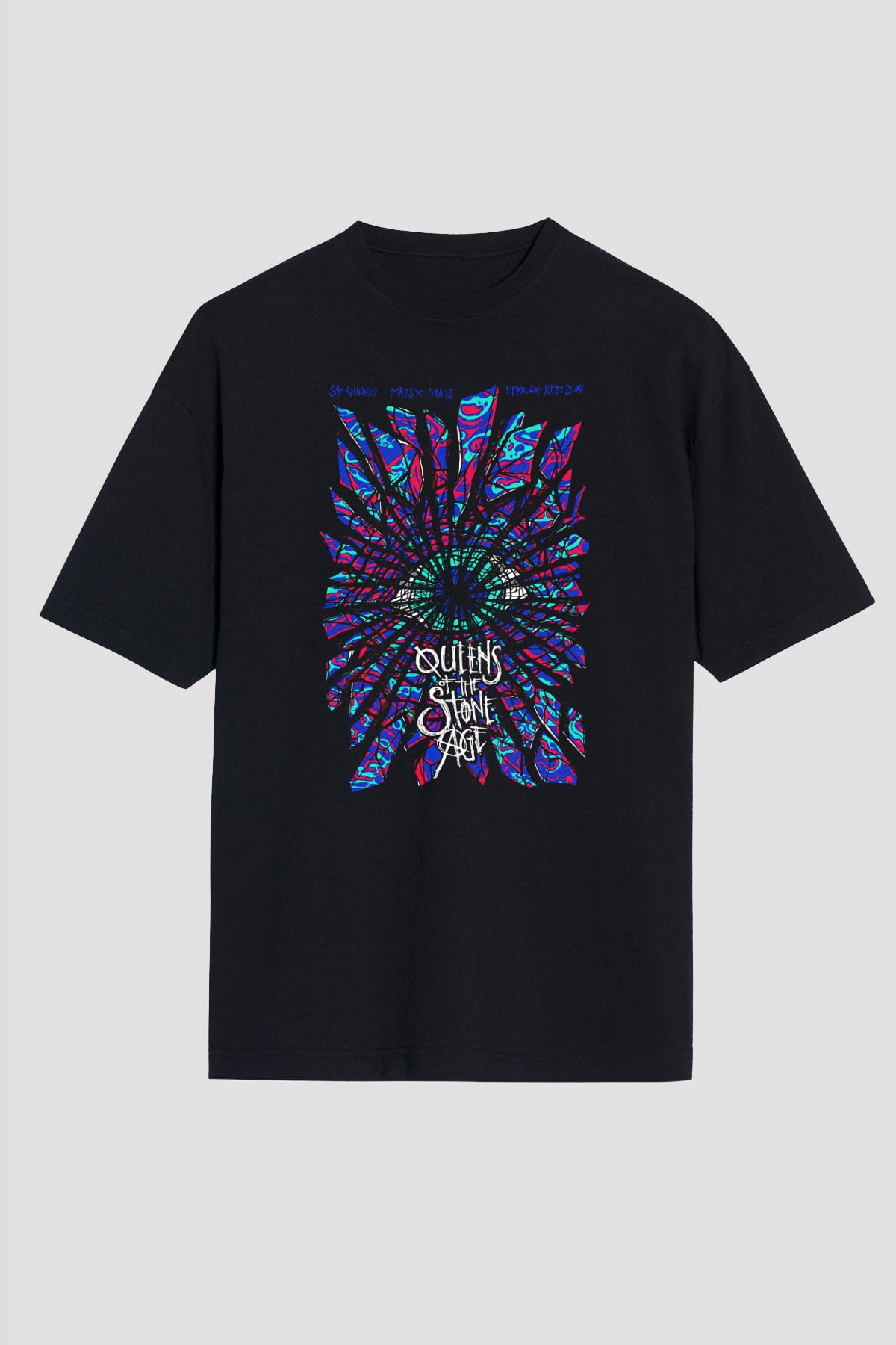 Queens of the Stone Age Siyah Unisex Oversize Tişört T-Shirt