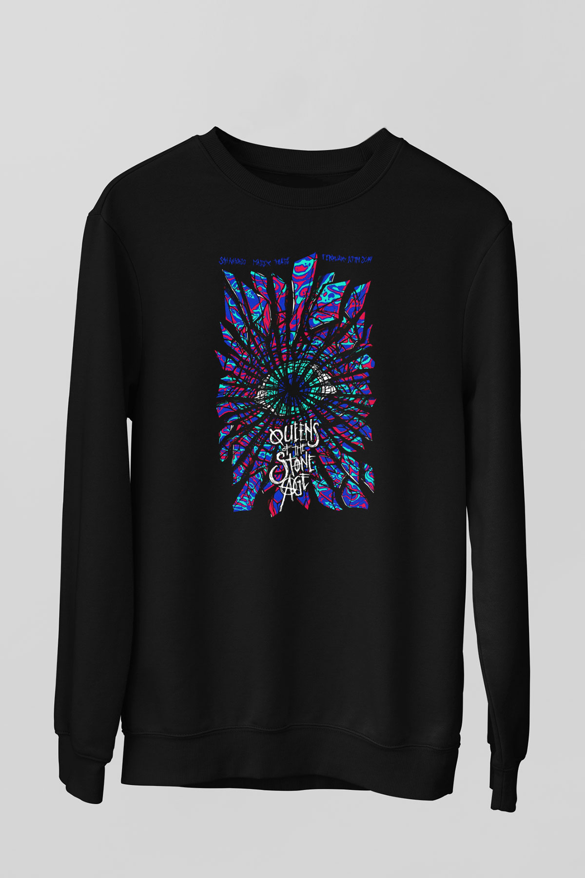 Queens of the Stone Age Siyah Unisex Sweatshirt