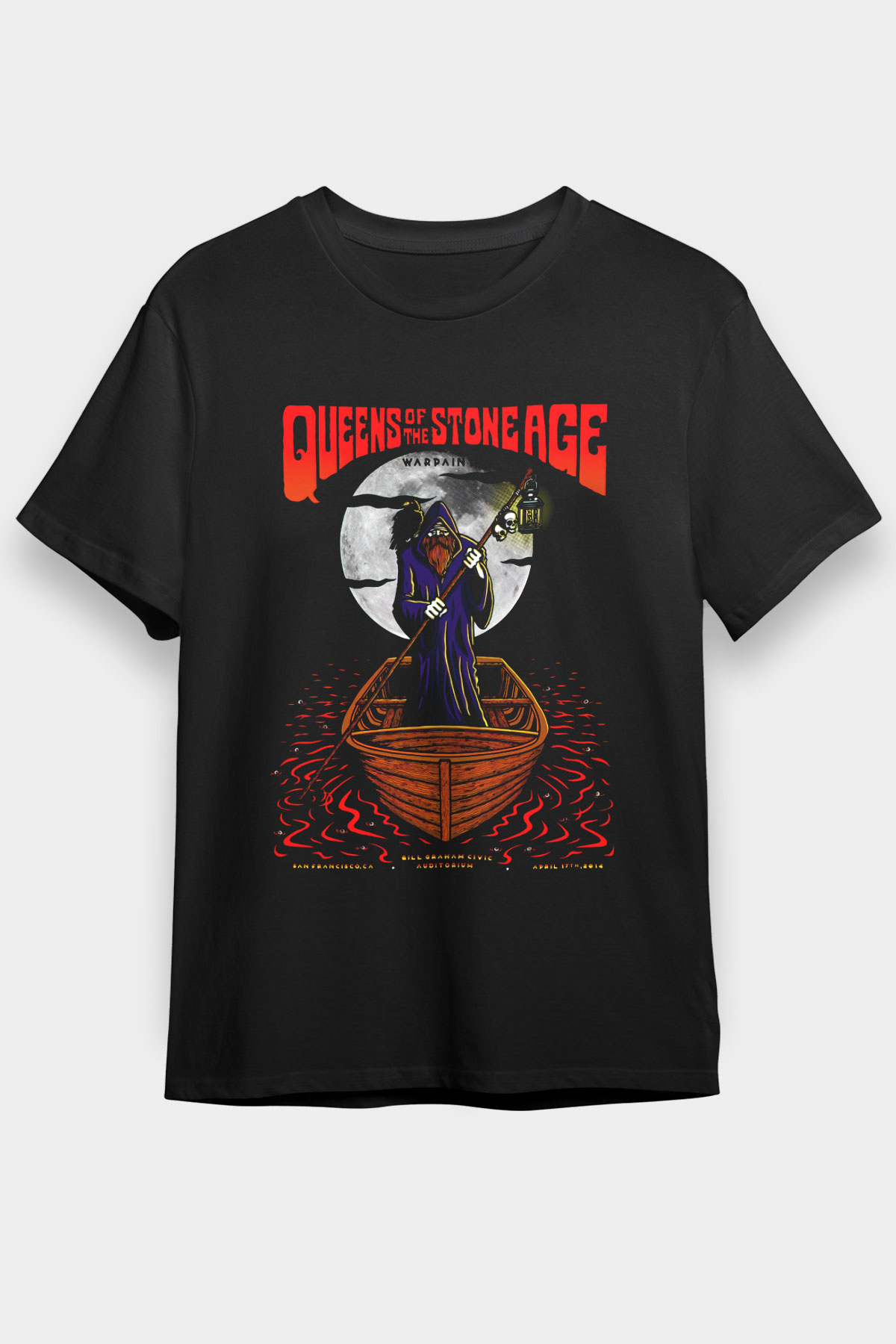 Queens of the Stone Age Siyah Unisex Tişört T-Shirt - TişörtFabrikası