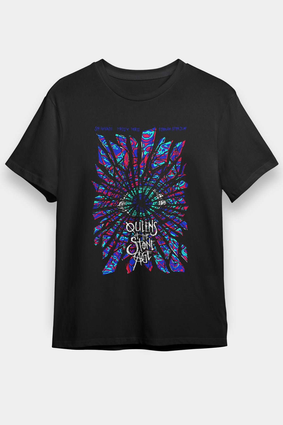 Queens of the Stone Age Siyah Unisex Tişört T-Shirt - TişörtFabrikası