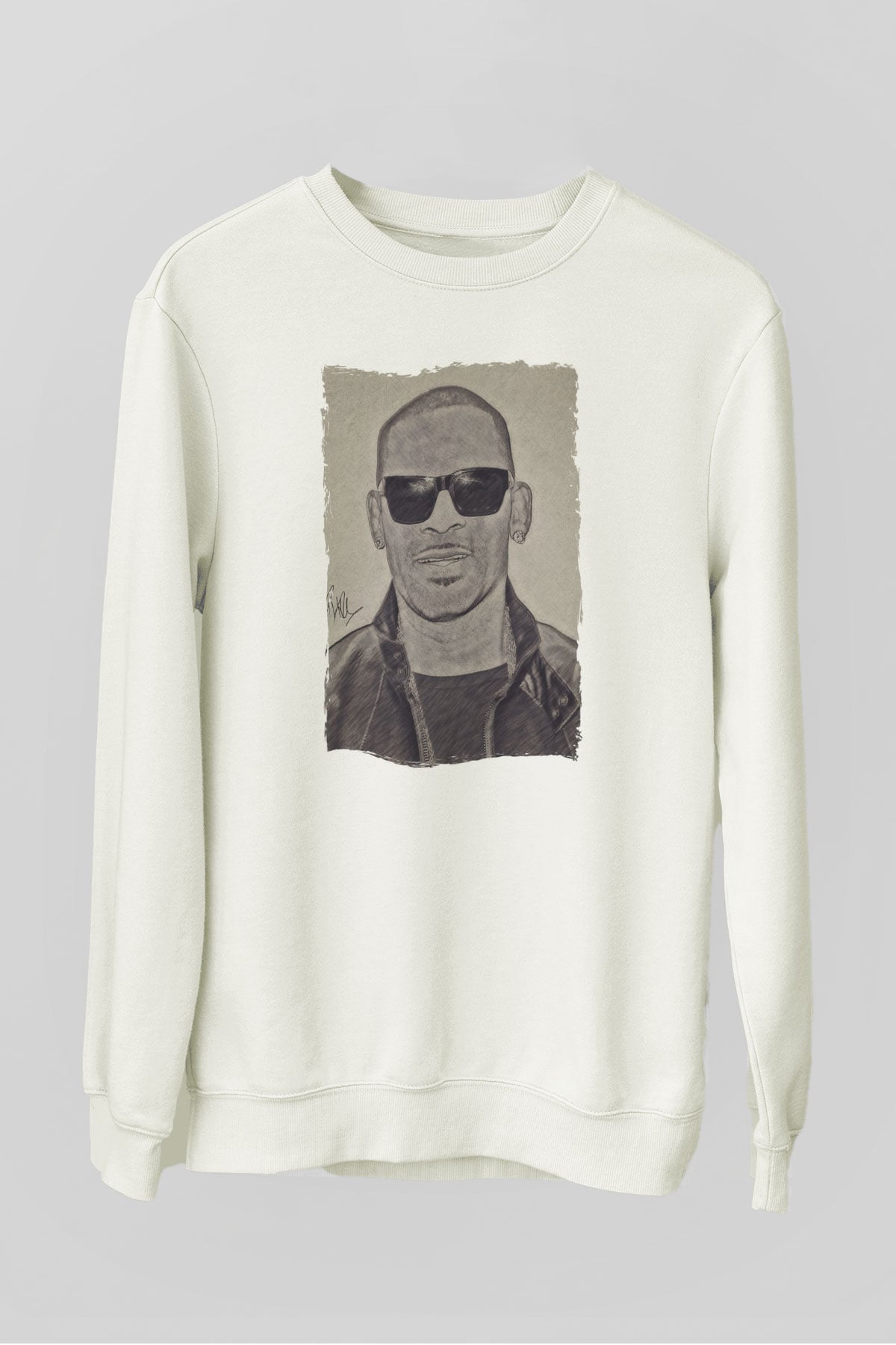R.Kelly Beyaz Unisex Sweatshirt