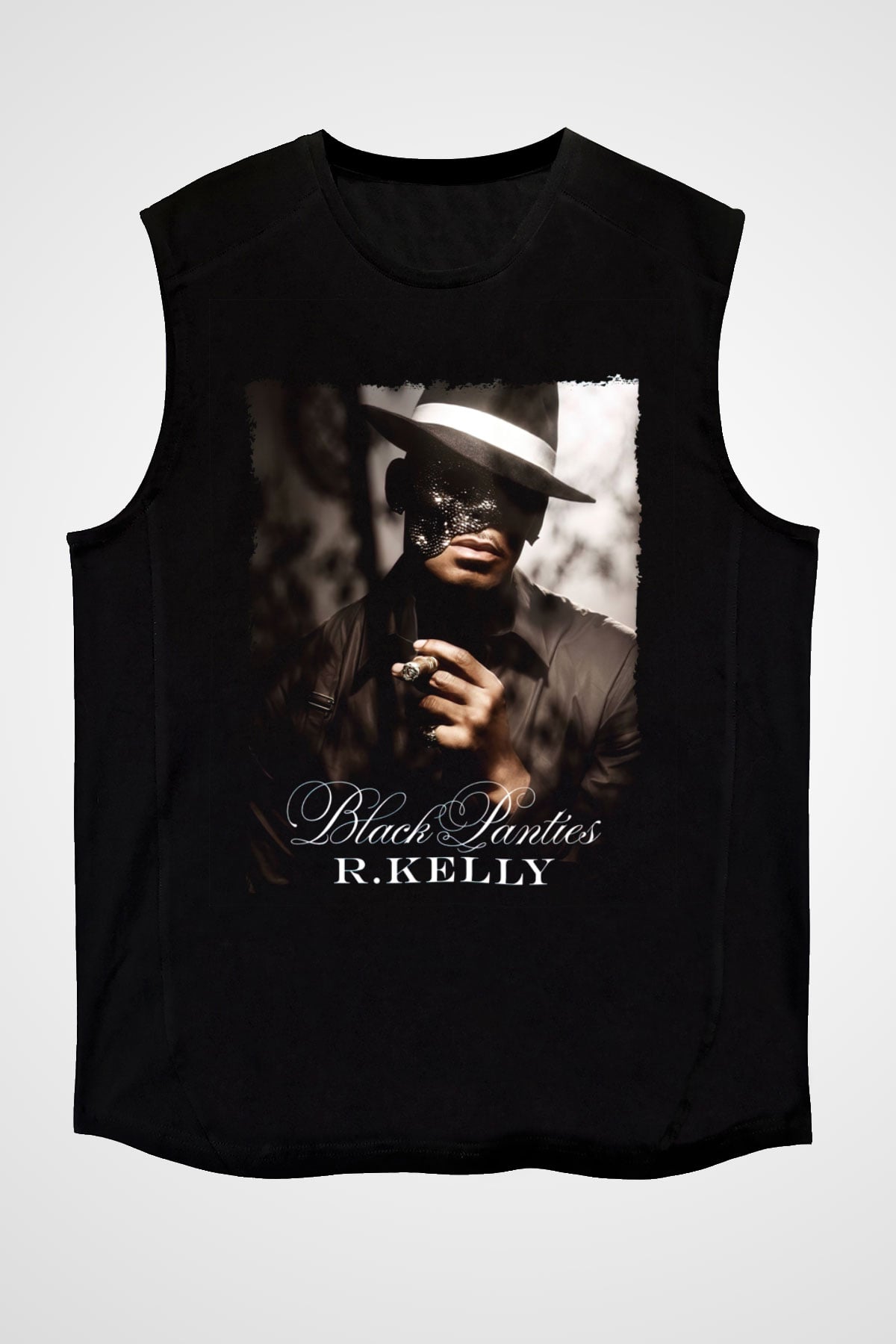 R.Kelly Siyah Unisex Kolsuz Tişört