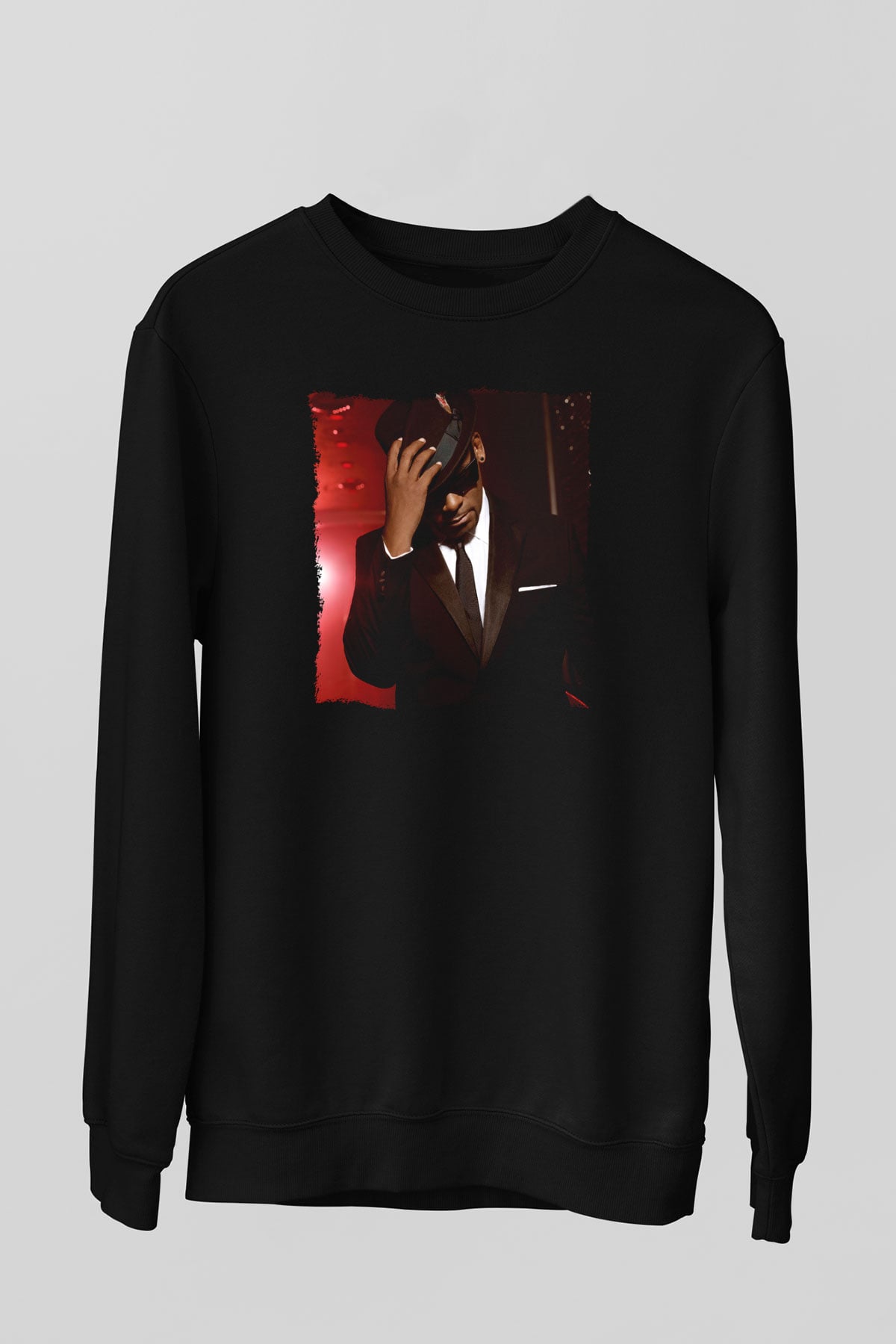 R.Kelly Siyah Unisex Sweatshirt