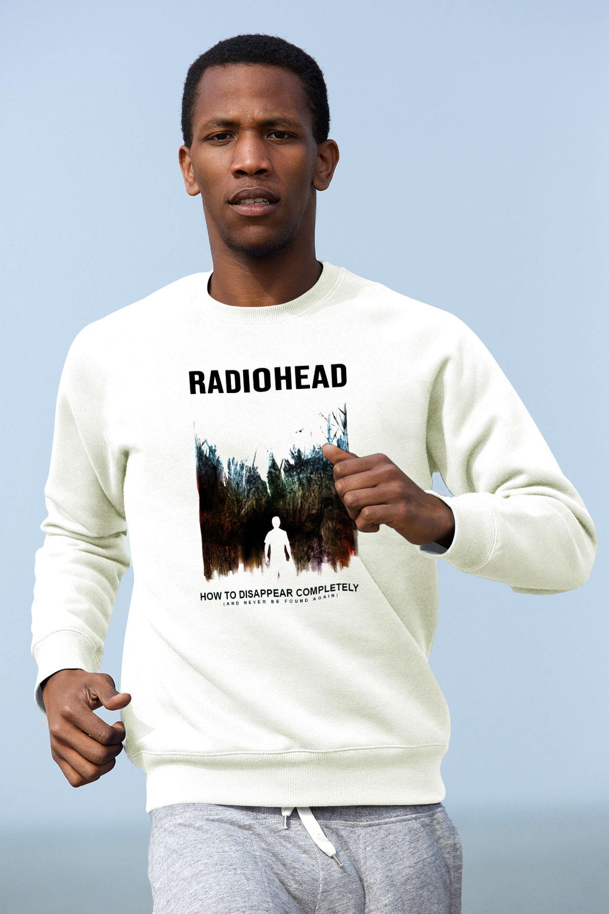 Radiohead Beyaz Unisex Sweatshirt