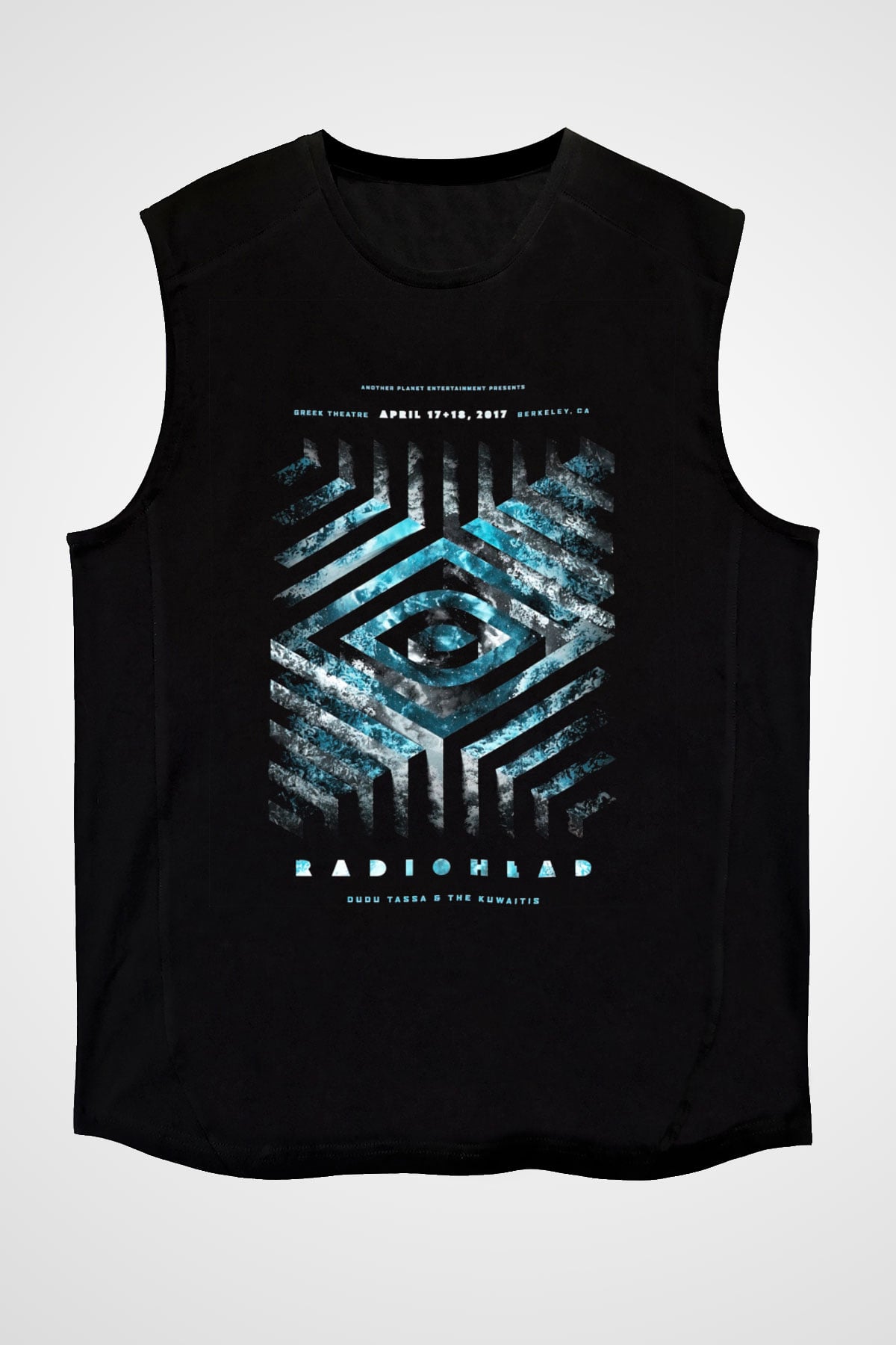 Radiohead Siyah Unisex Kolsuz Tişört