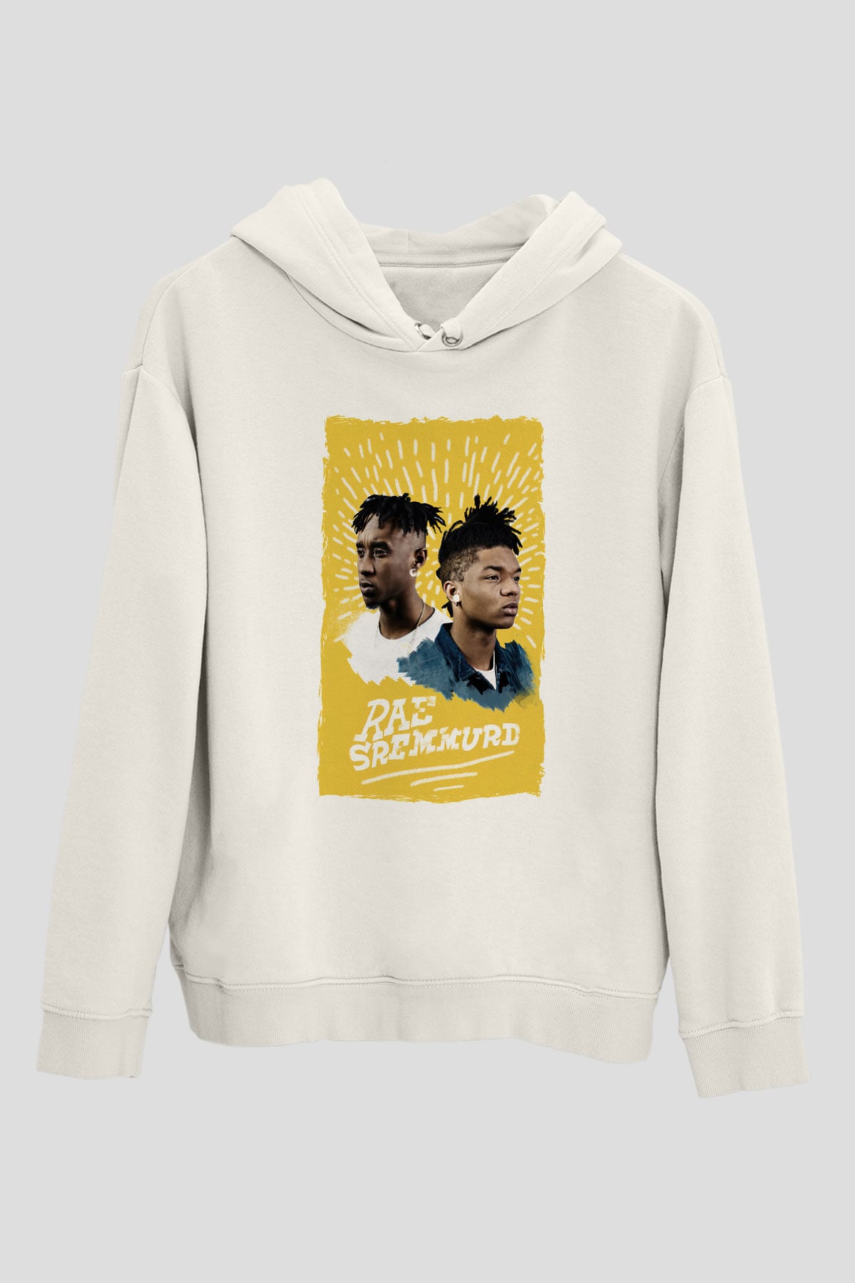 Rae Sremmurd Beyaz Unisex Kapüşonlu Sweatshirt