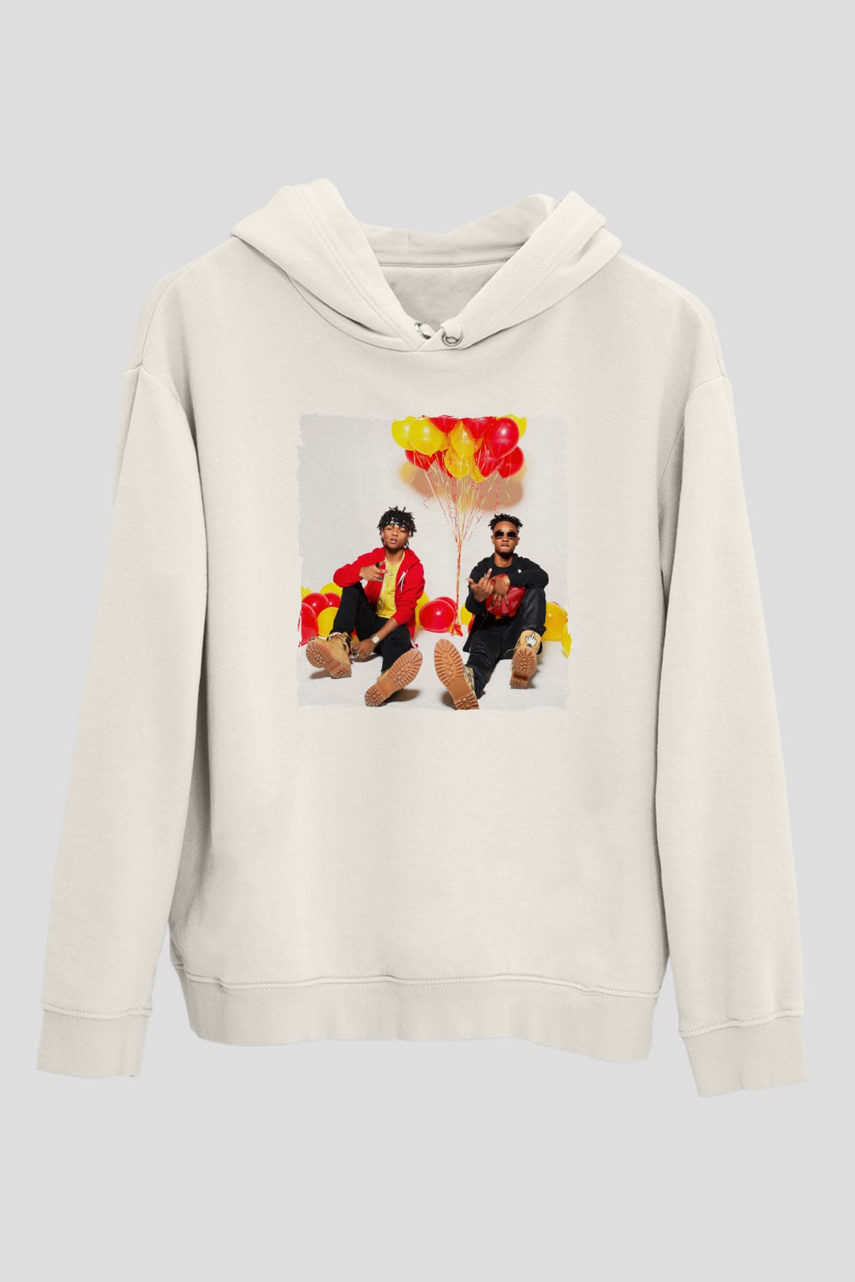 Rae Sremmurd Beyaz Unisex Kapüşonlu Sweatshirt