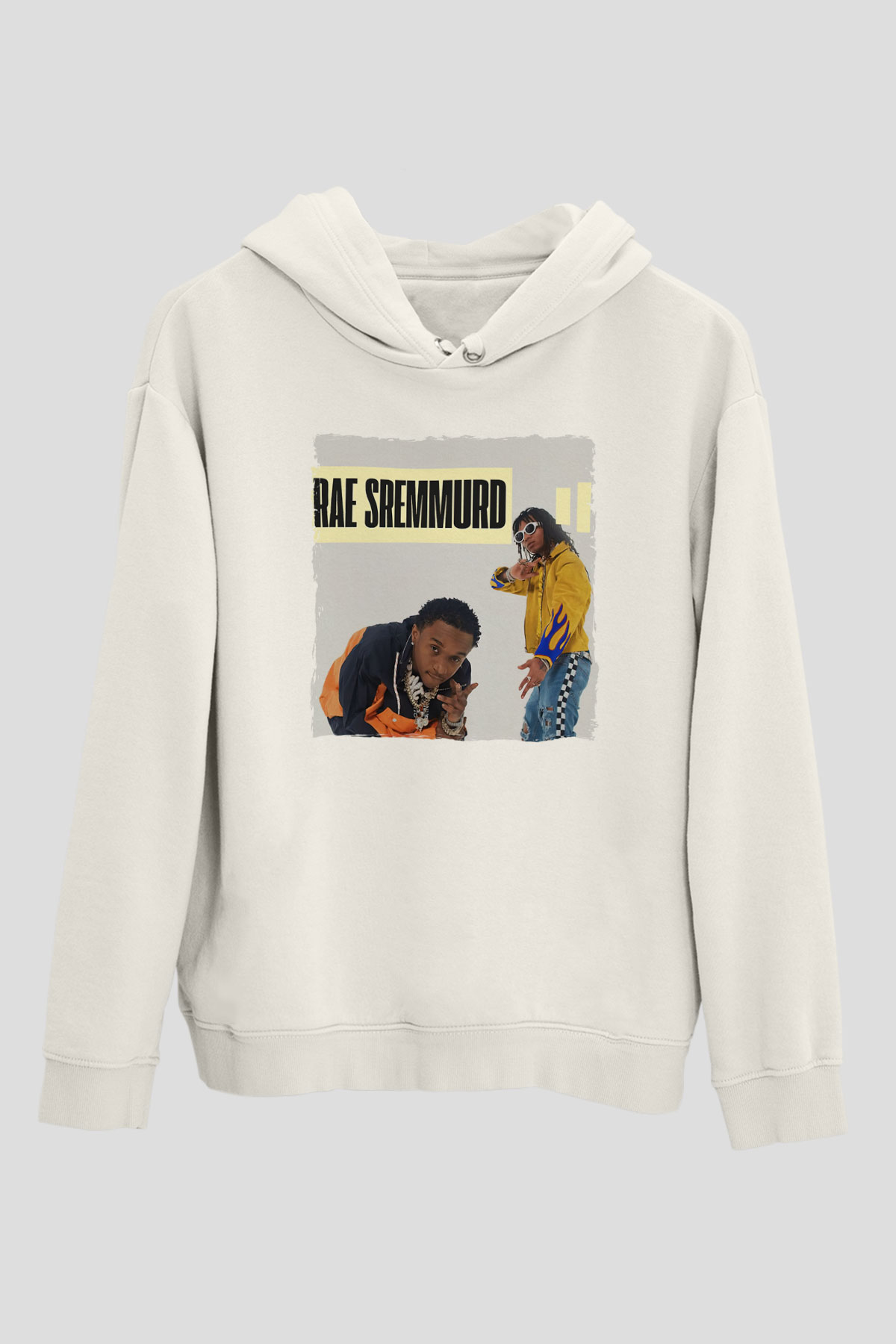 Rae Sremmurd Beyaz Unisex Kapüşonlu Sweatshirt