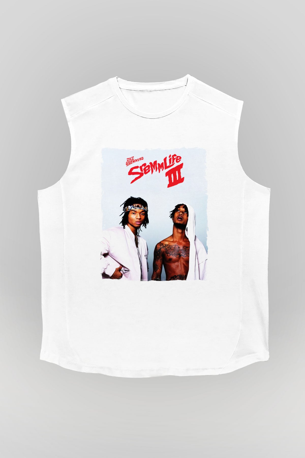 Rae Sremmurd Beyaz Unisex Kolsuz Tişört