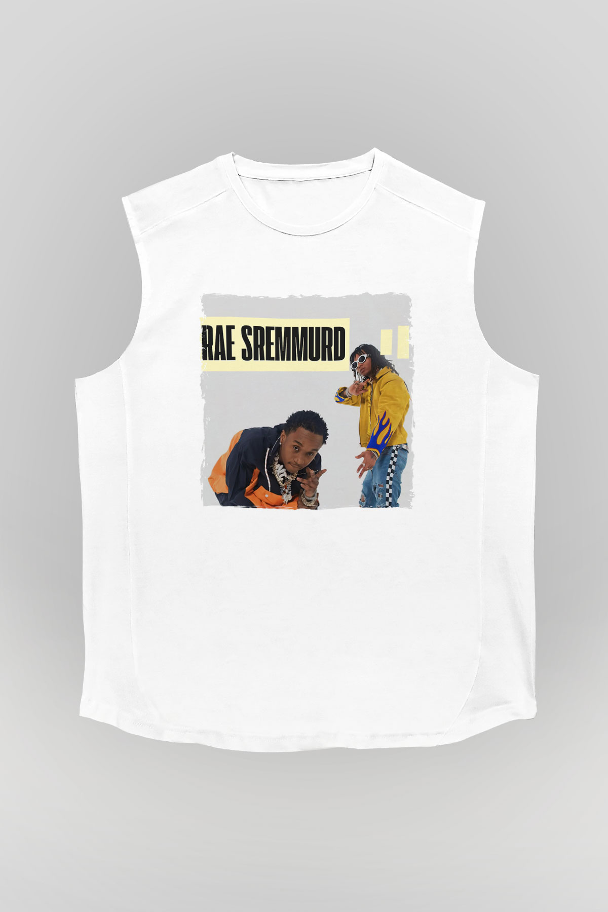 Rae Sremmurd Beyaz Unisex Kolsuz Tişört