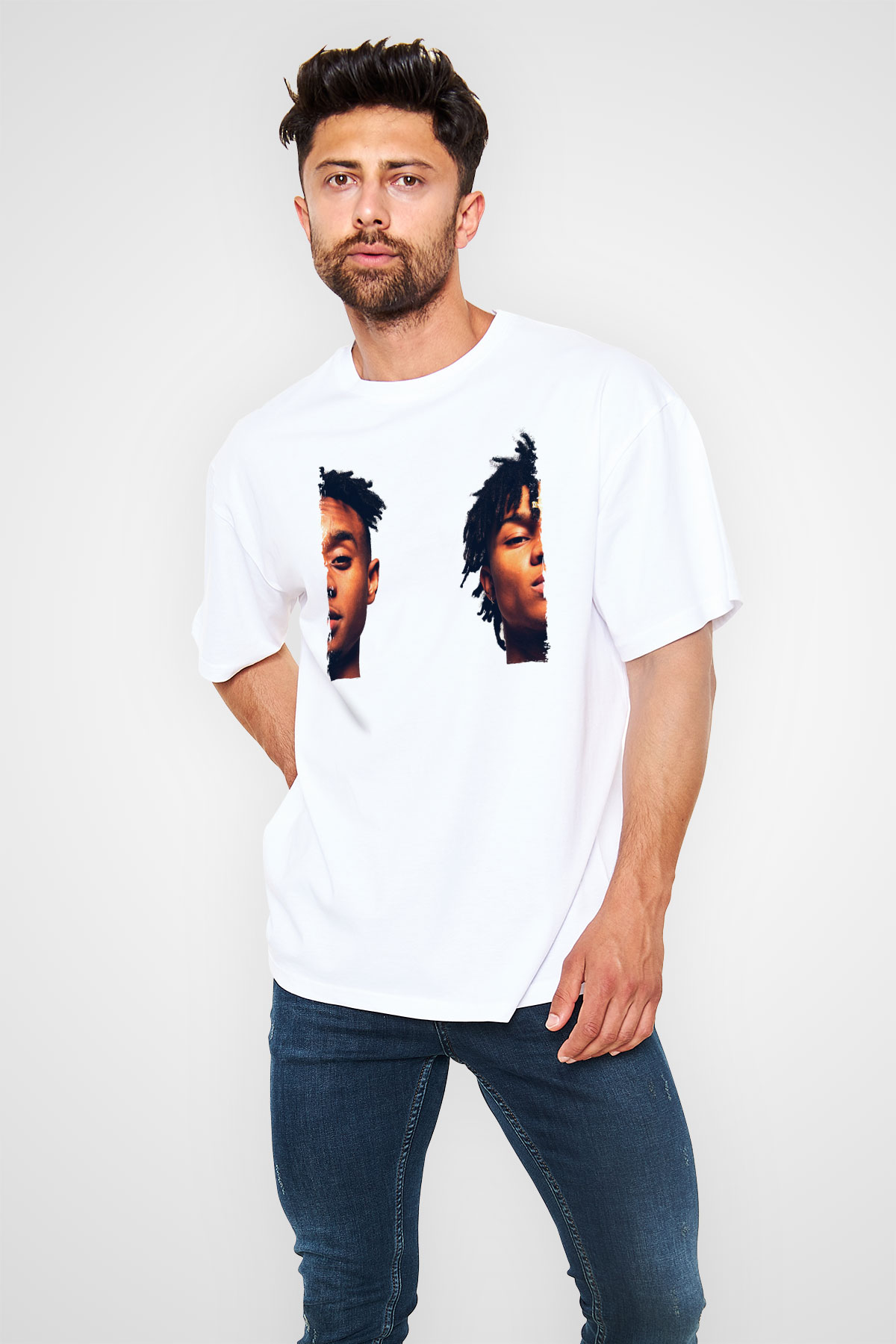Rae Sremmurd Beyaz Unisex Tişört T-Shirt - TişörtFabrikası