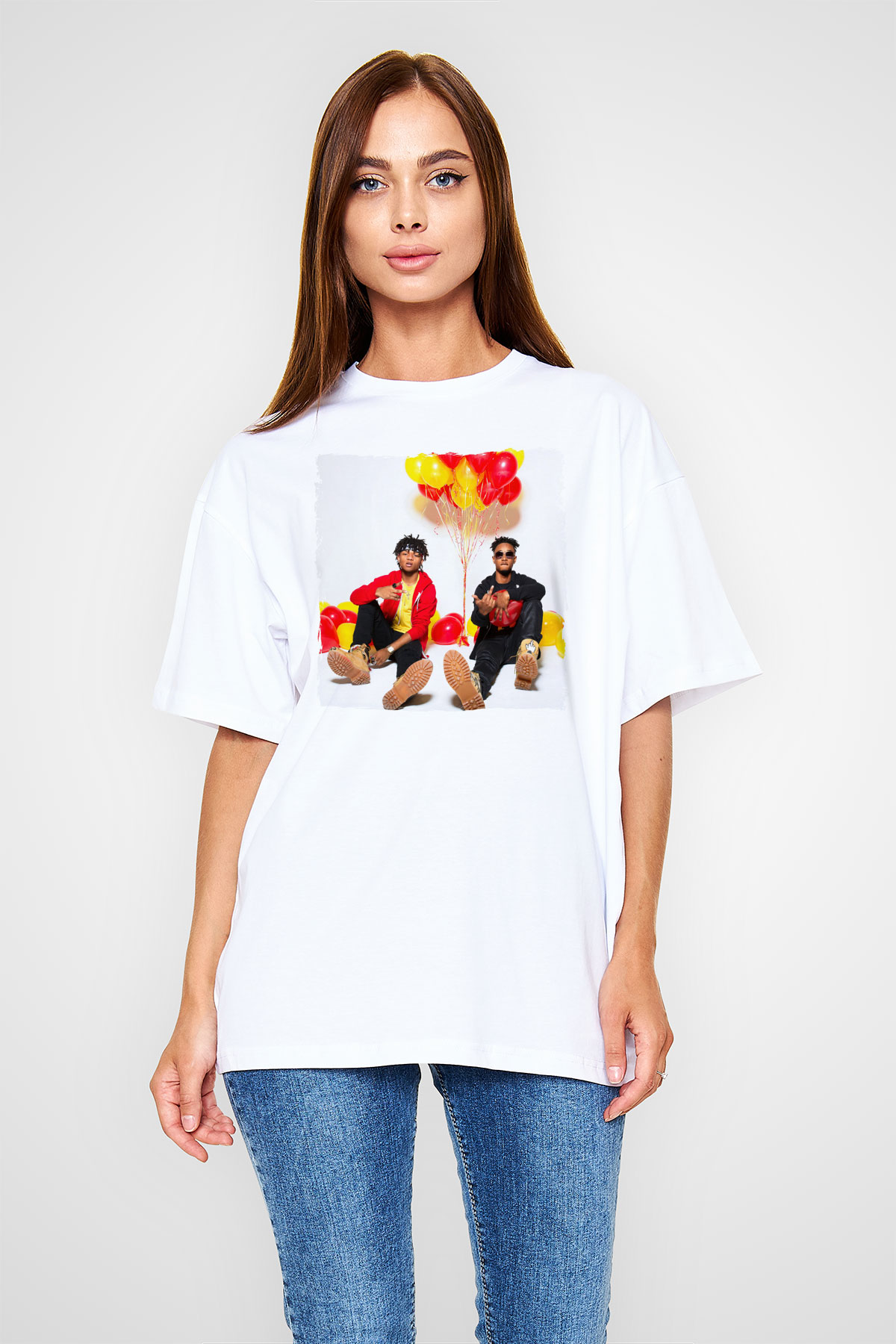 Rae Sremmurd Beyaz Unisex Tişört T-Shirt - TişörtFabrikası