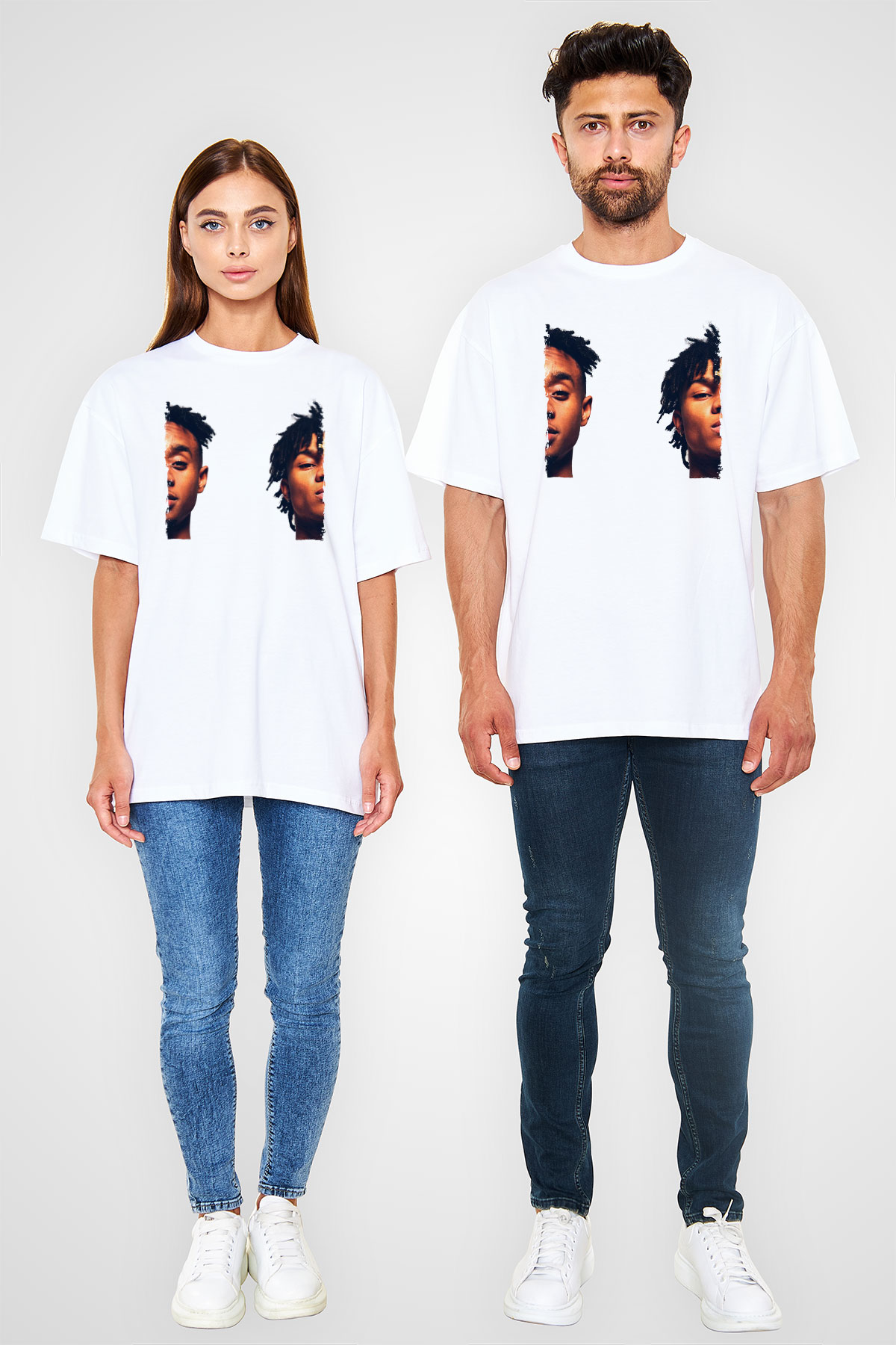 Rae Sremmurd Beyaz Unisex Tişört T-Shirt - TişörtFabrikası