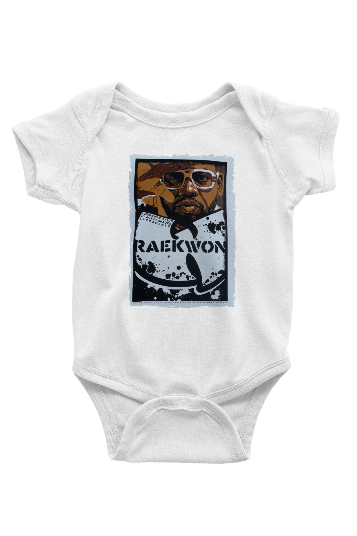 Raekwon Beyaz Bebek Body - Zıbın