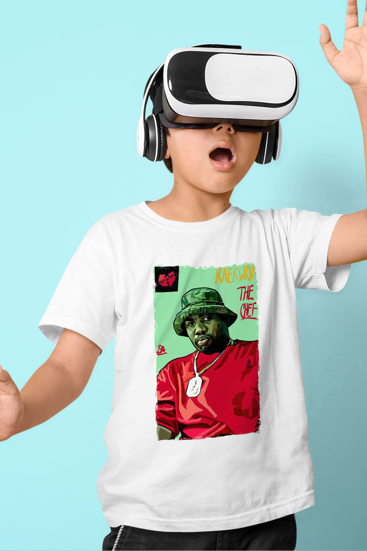 Raekwon Beyaz Unisex Çocuk Tişört