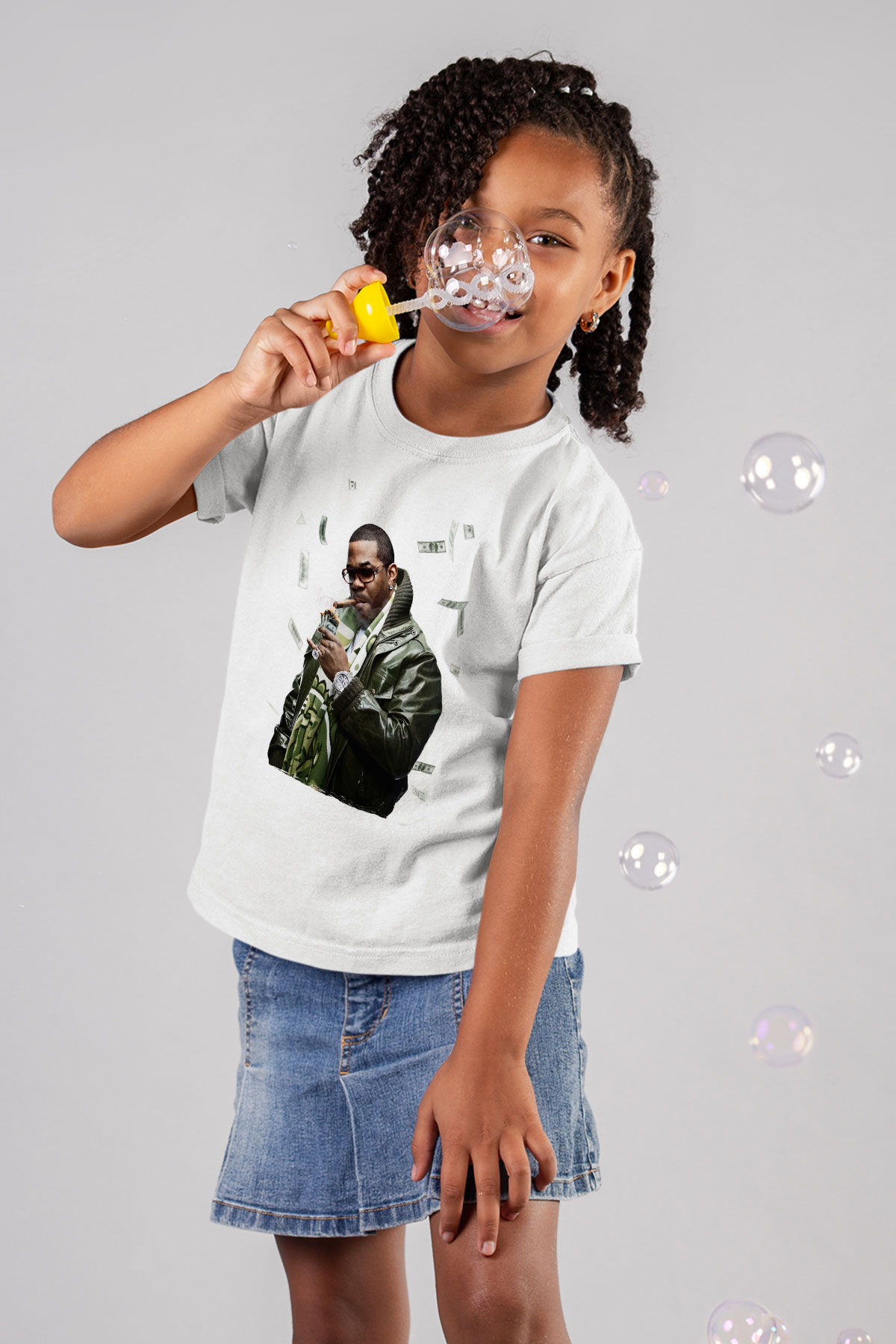 Raekwon Beyaz Unisex Çocuk Tişört