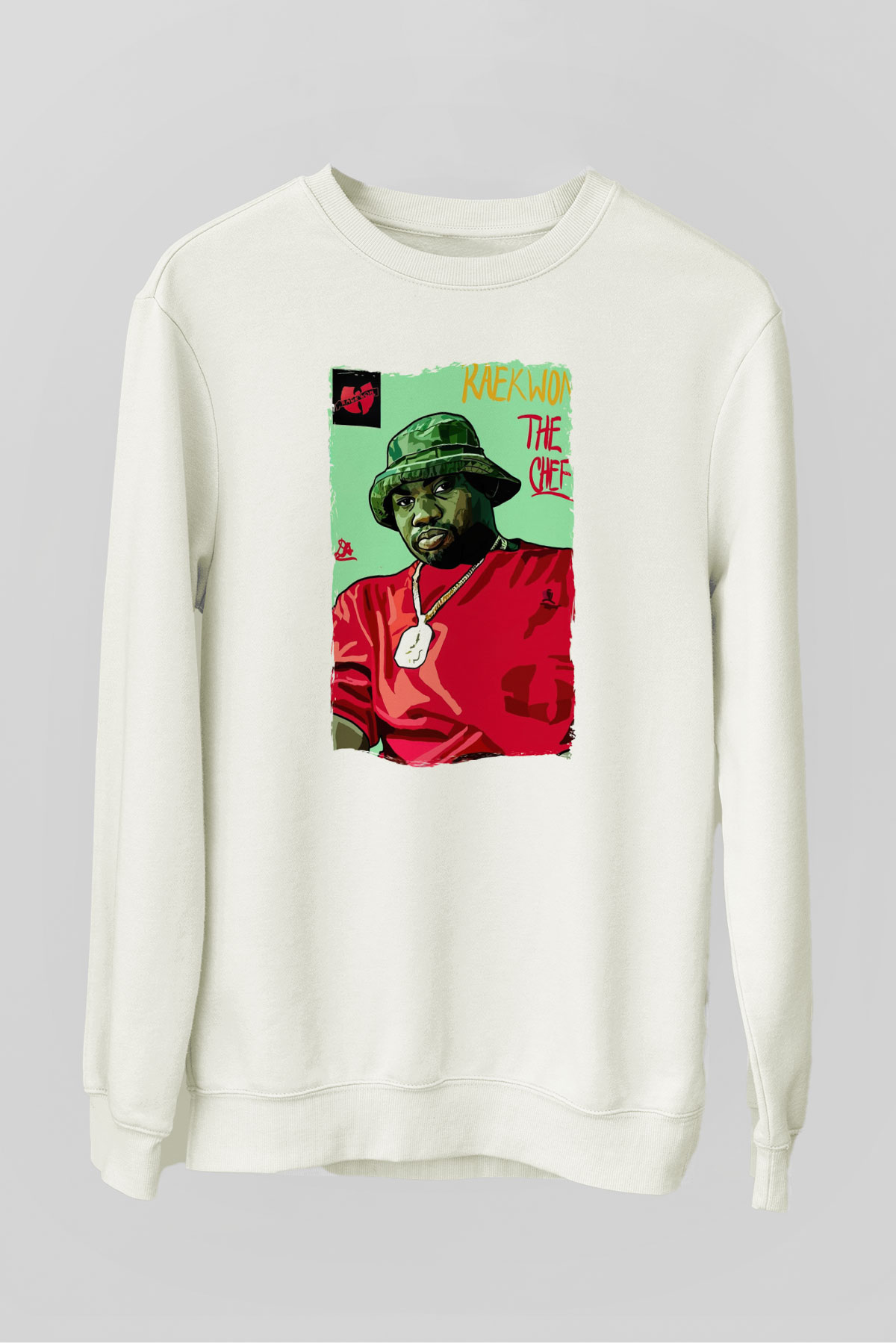 Raekwon Beyaz Unisex Sweatshirt