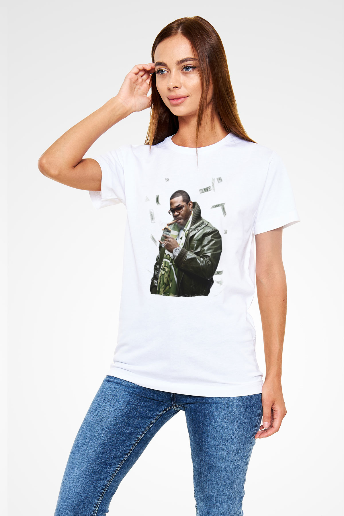 Raekwon Beyaz Unisex Tişört T-Shirt - TişörtFabrikası