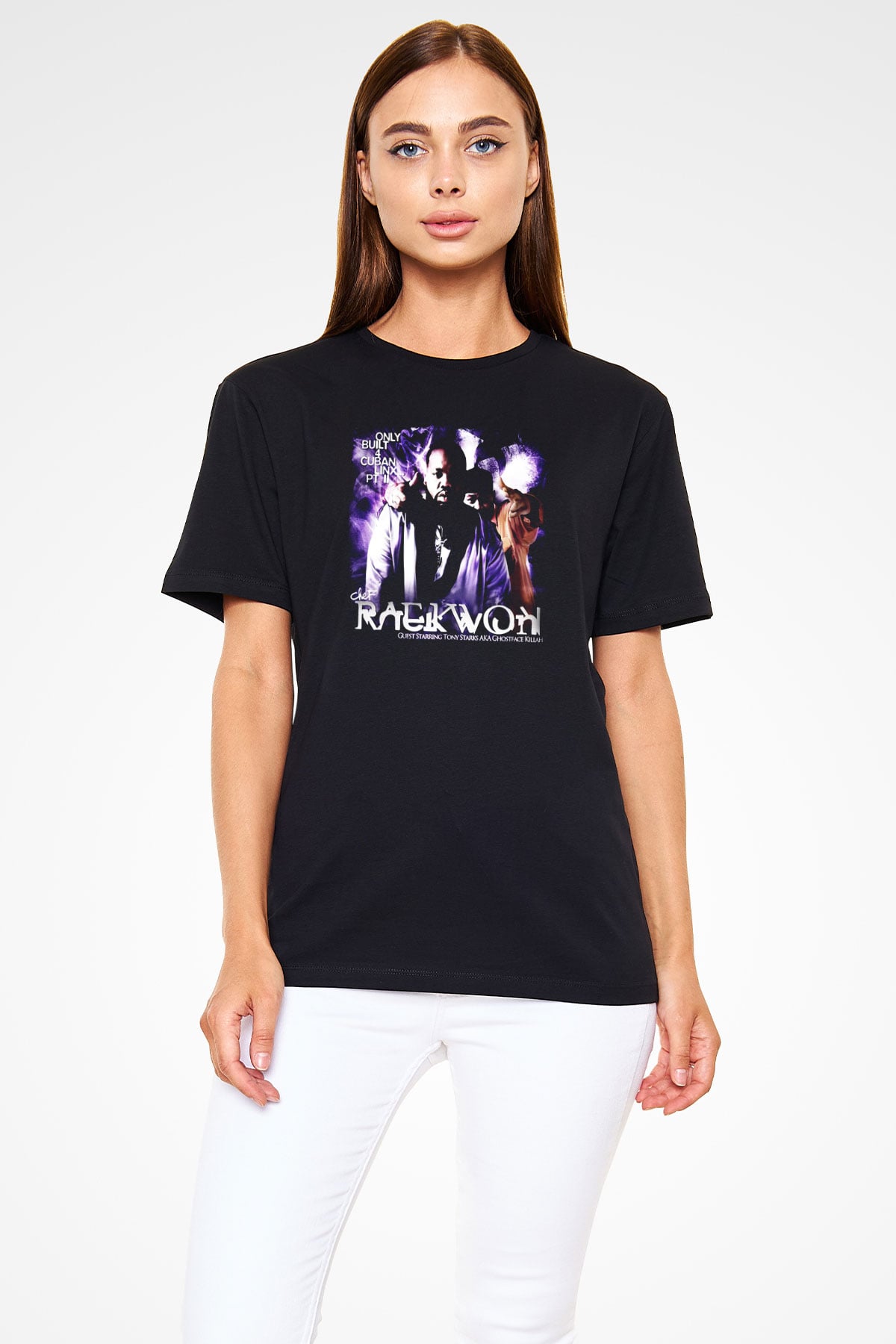 Raekwon Siyah Unisex Tişört T-Shirt - TişörtFabrikası