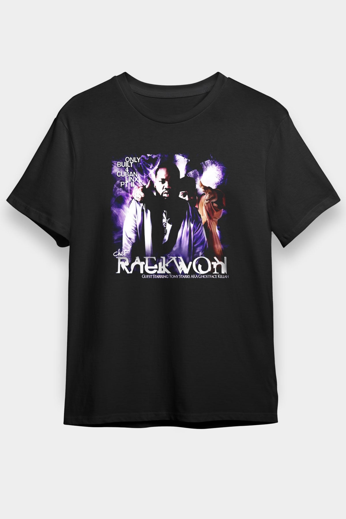 Raekwon Siyah Unisex Tişört T-Shirt - TişörtFabrikası