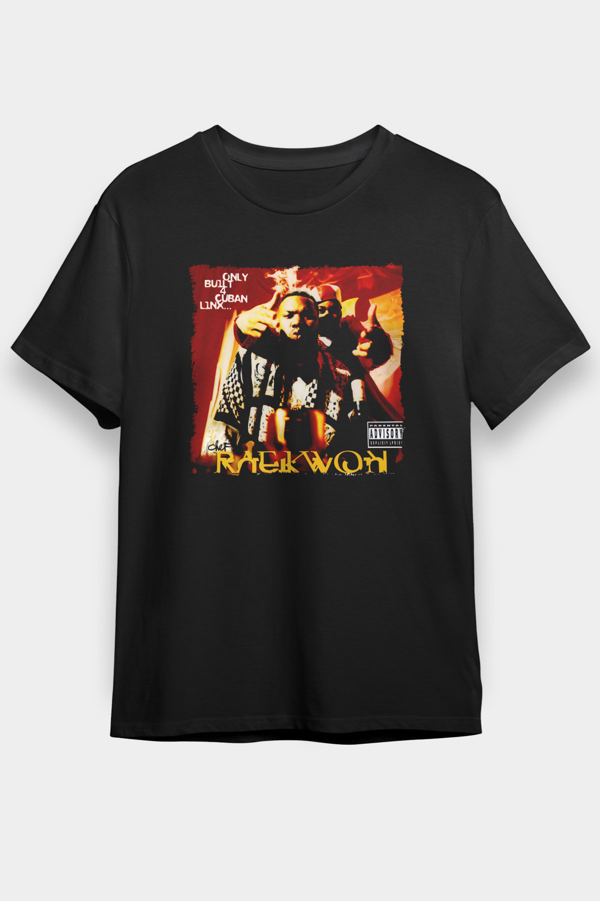 Raekwon Siyah Unisex Tişört T-Shirt - TişörtFabrikası