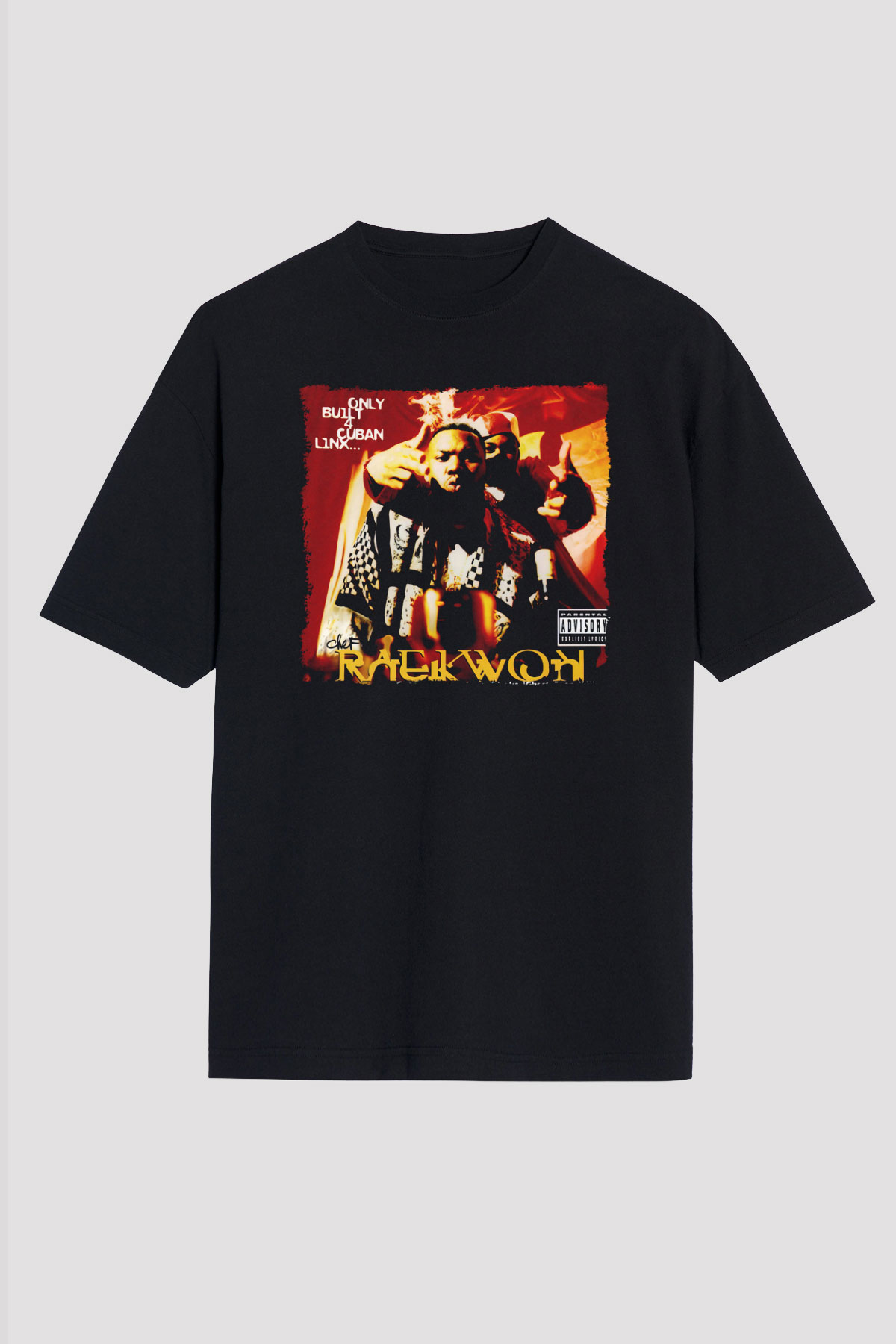 Raekwon Siyah Unisex Tişört T-Shirt - TişörtFabrikası