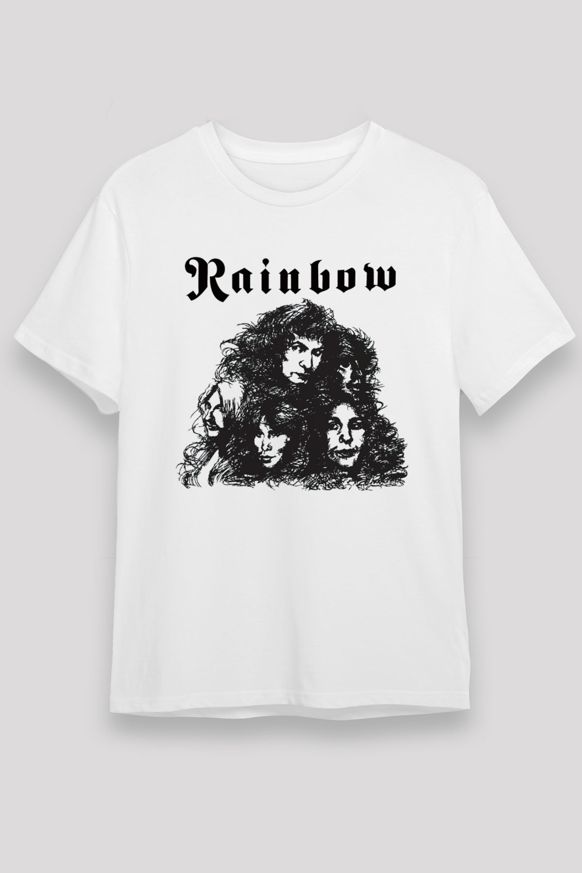 Rainbow Beyaz Unisex Tişört T-Shirt - TişörtFabrikası