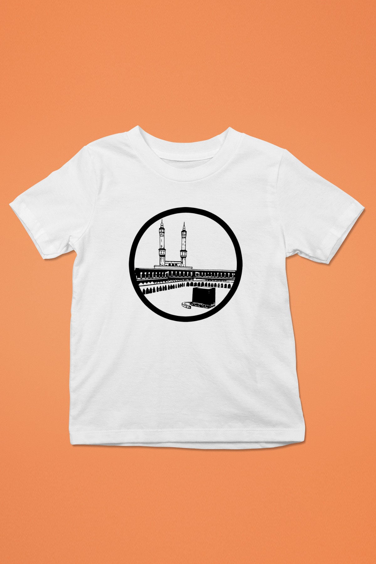 Ramazan Bayramı Baskılı Beyaz Unisex Beyaz Çocuk Tişört - Tshirt
